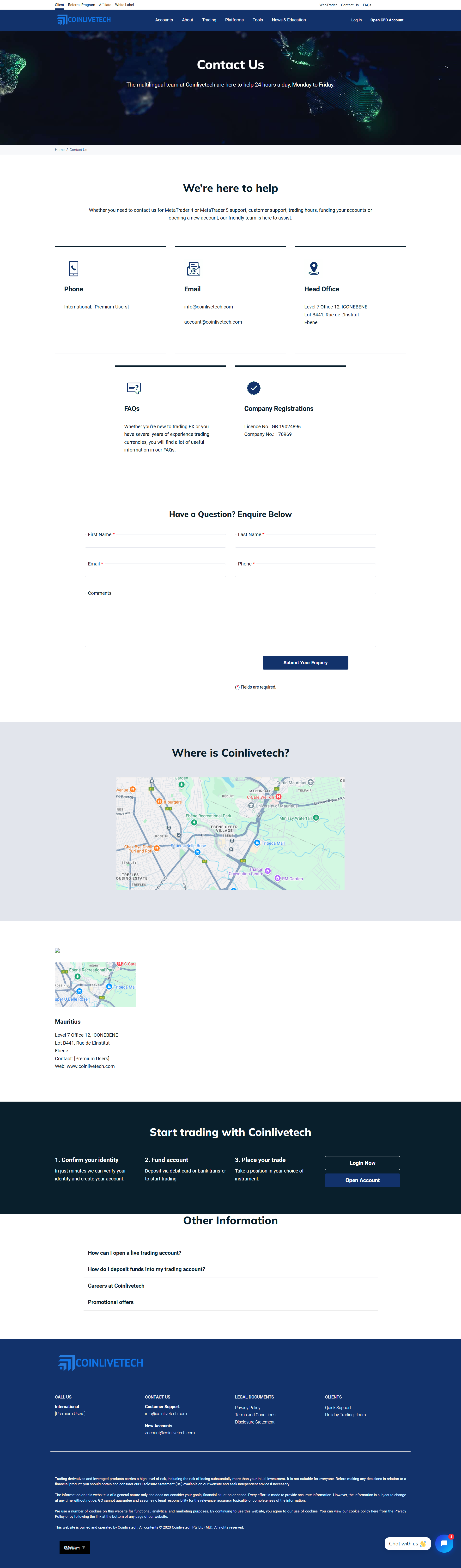 Coinlivetech Official Website
