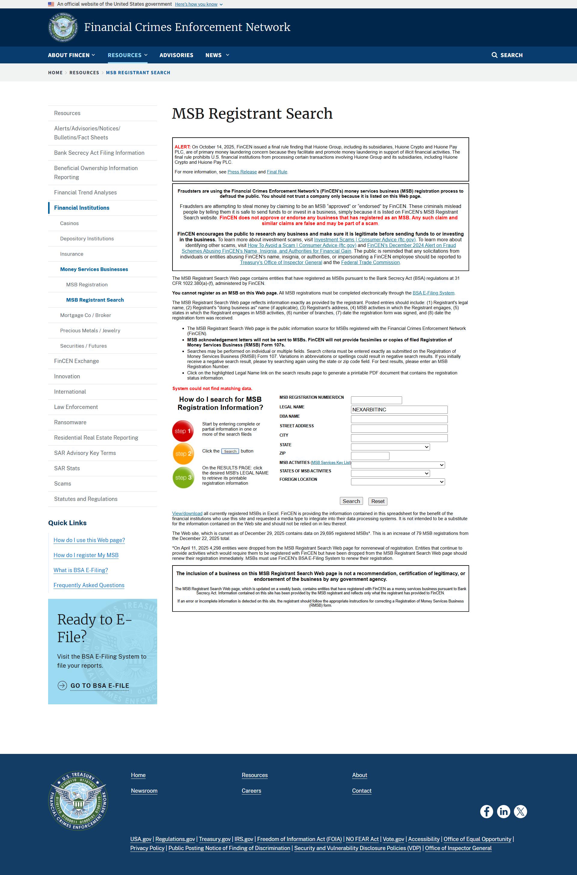 FinCEN