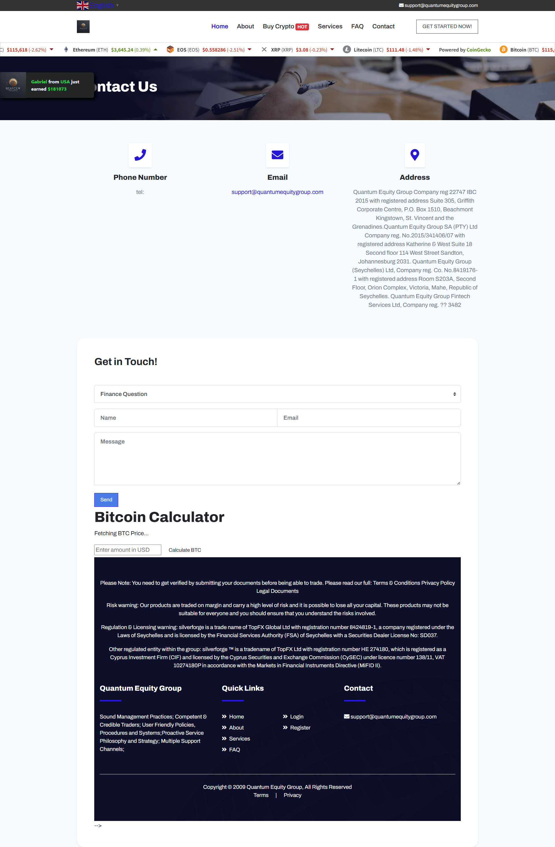 Broker Official Website