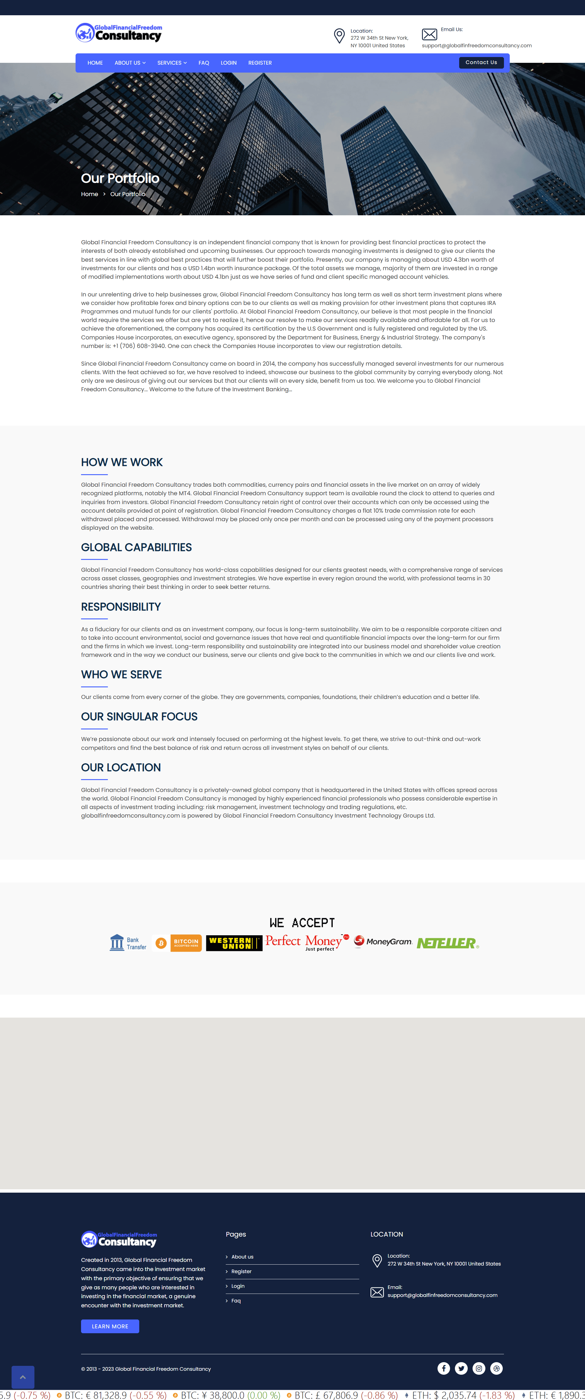 Global Financial Freedom Consultancy Official Website