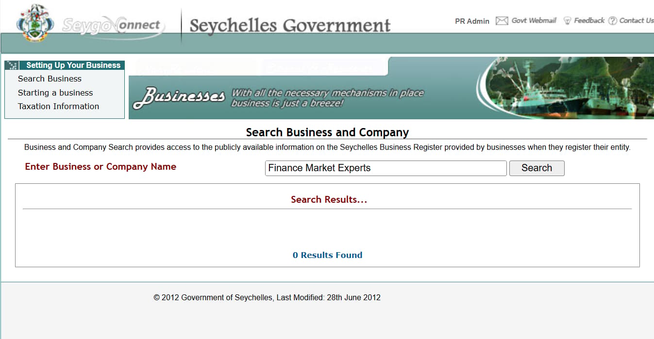 Seychelles Entity Registration