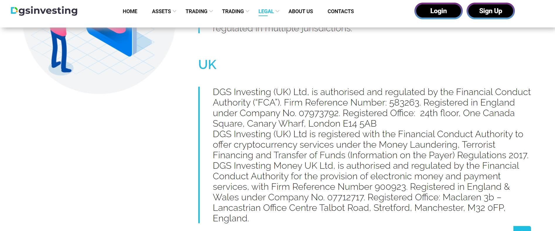 Dgsinvesting's corporate background