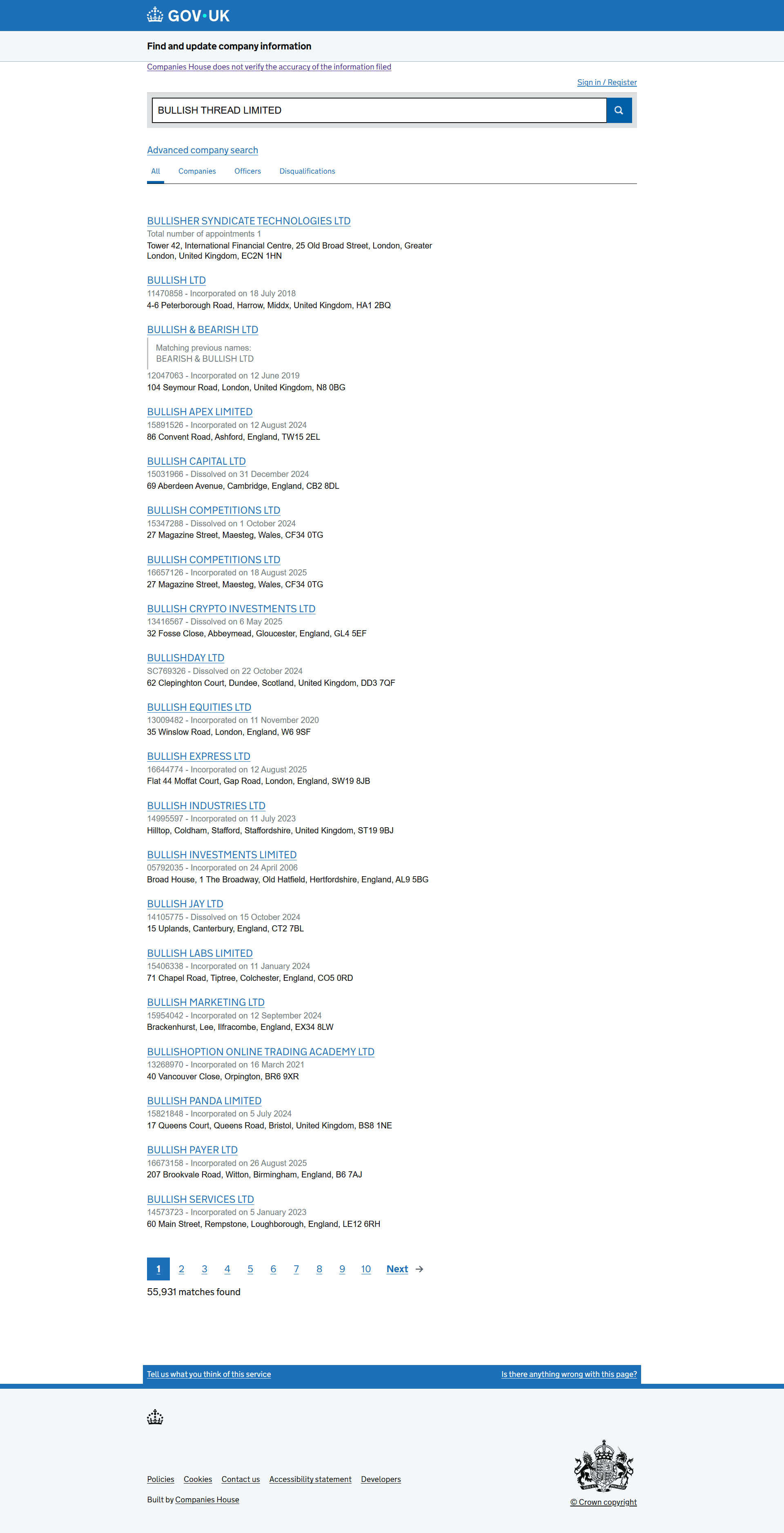 UK Companies House