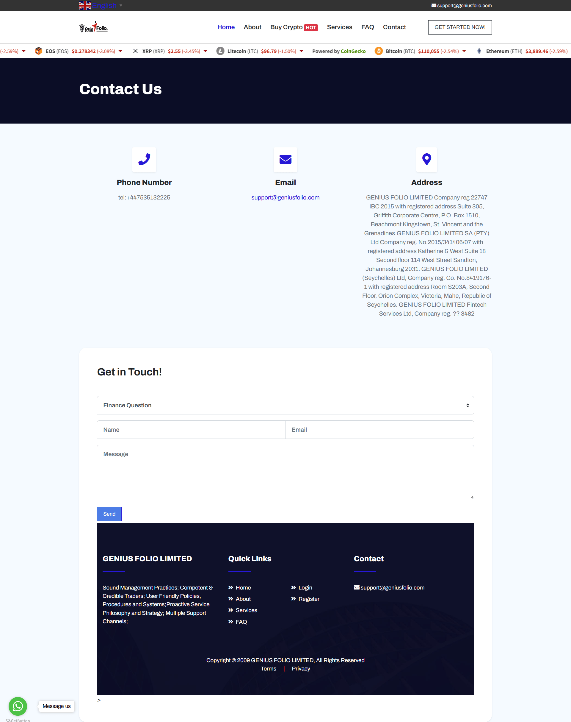 Broker Official Website