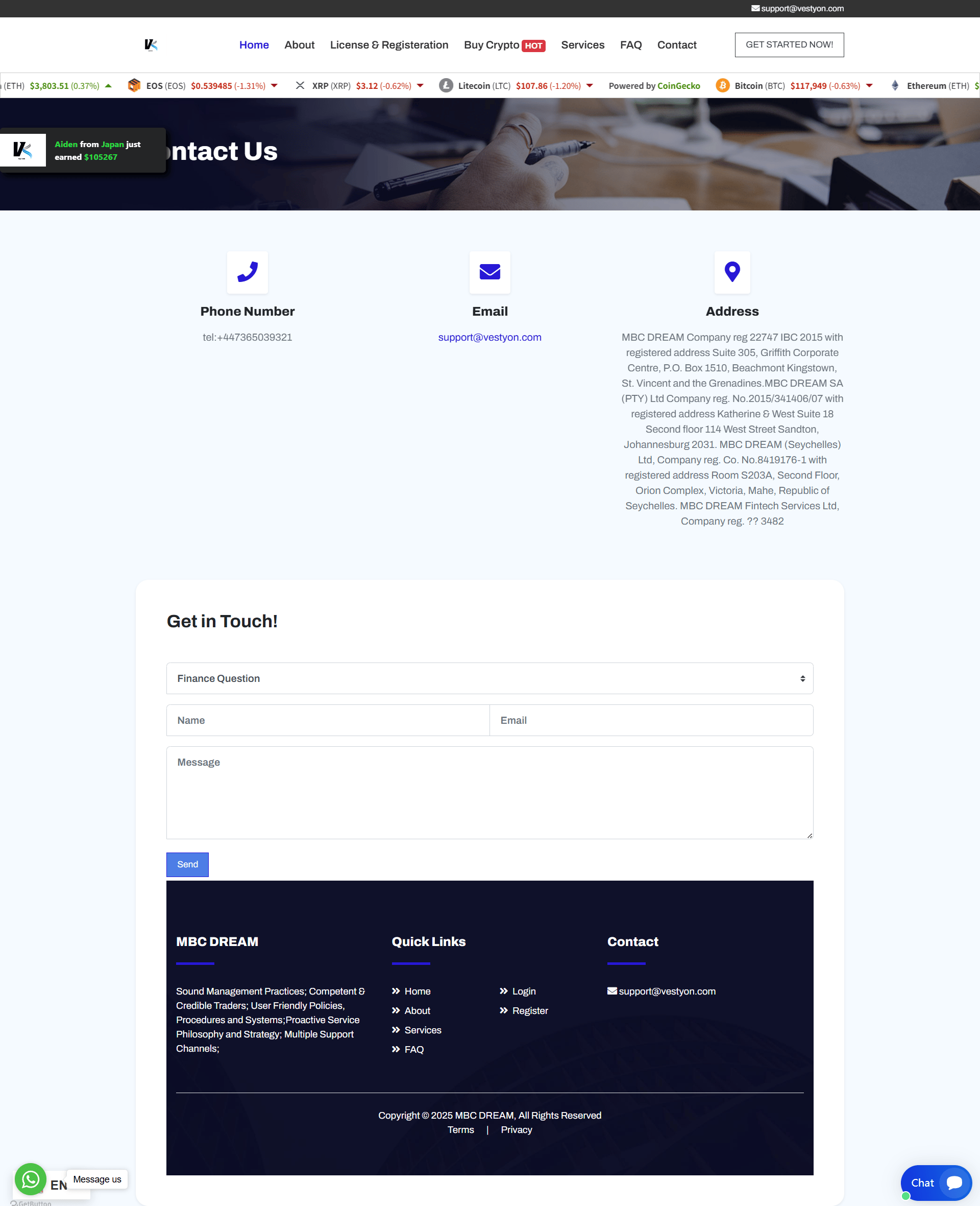 Broker Official Website