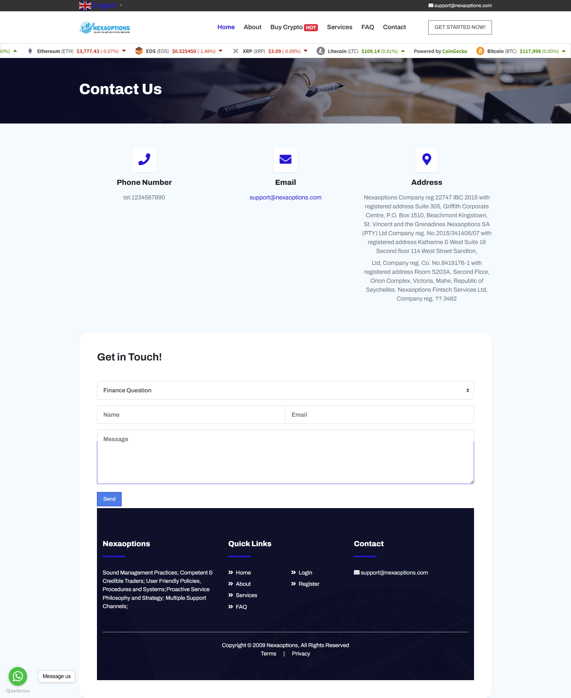 Broker Official Website