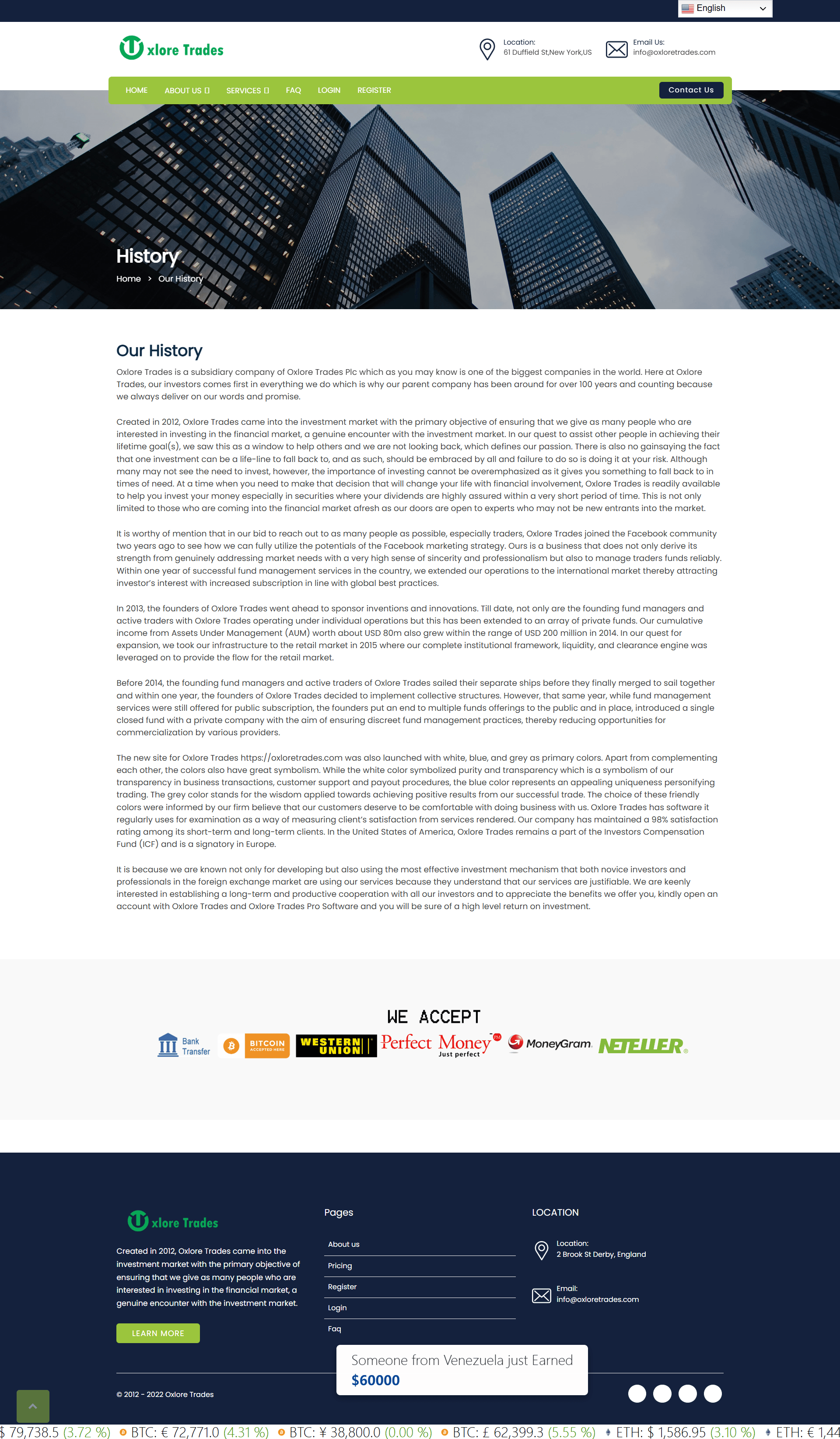 Broker Official Website