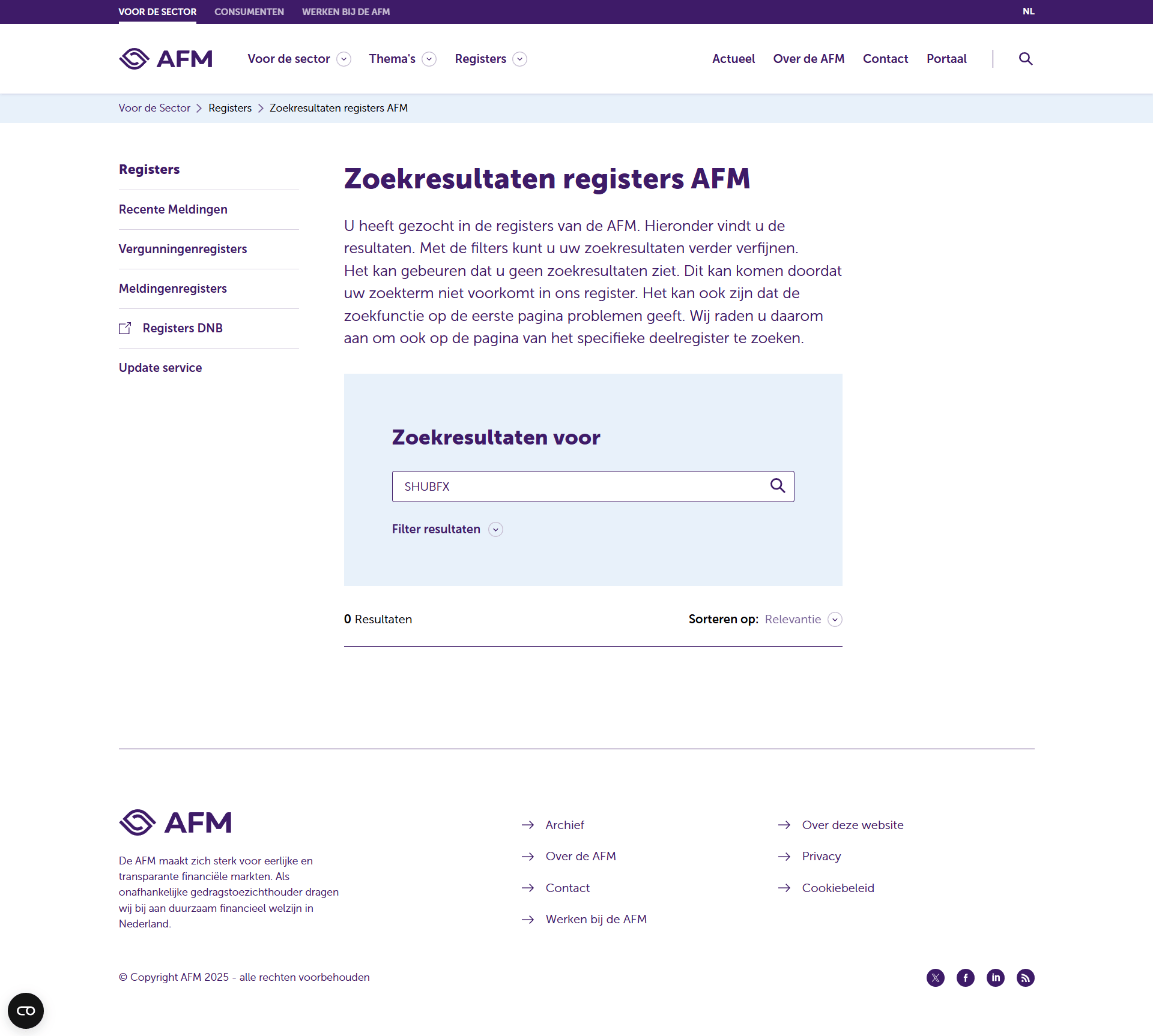 Autoriteit Financiële Markten ( AFM )