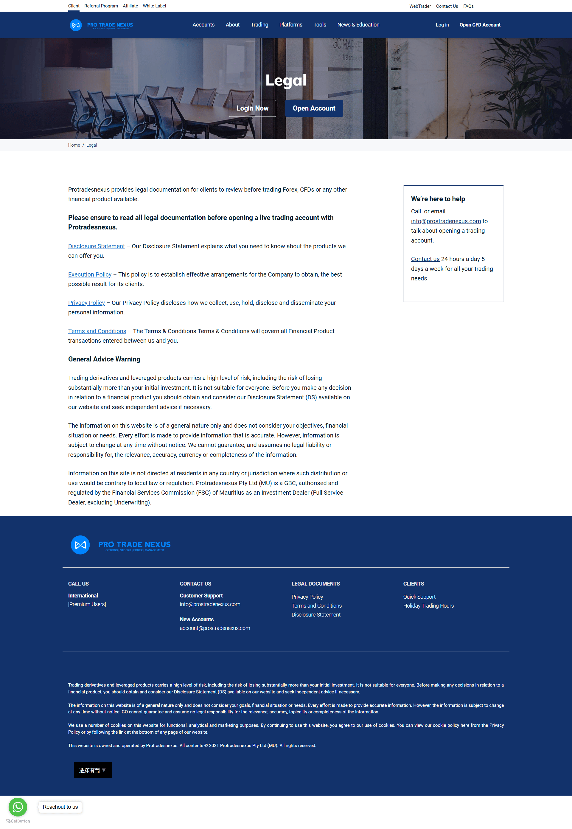 Protradesnexus Official Website
