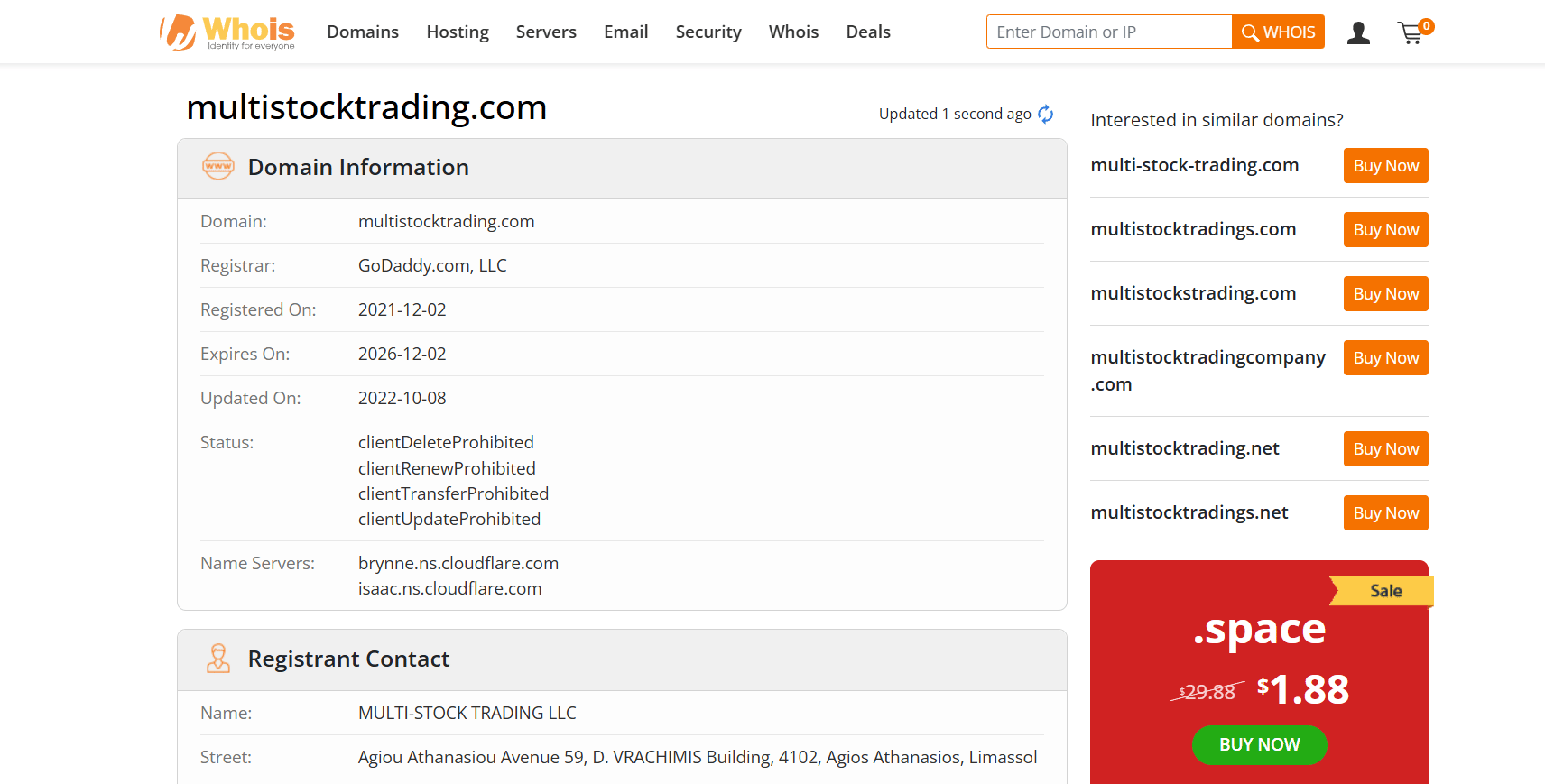 Multi Stock Trading whois