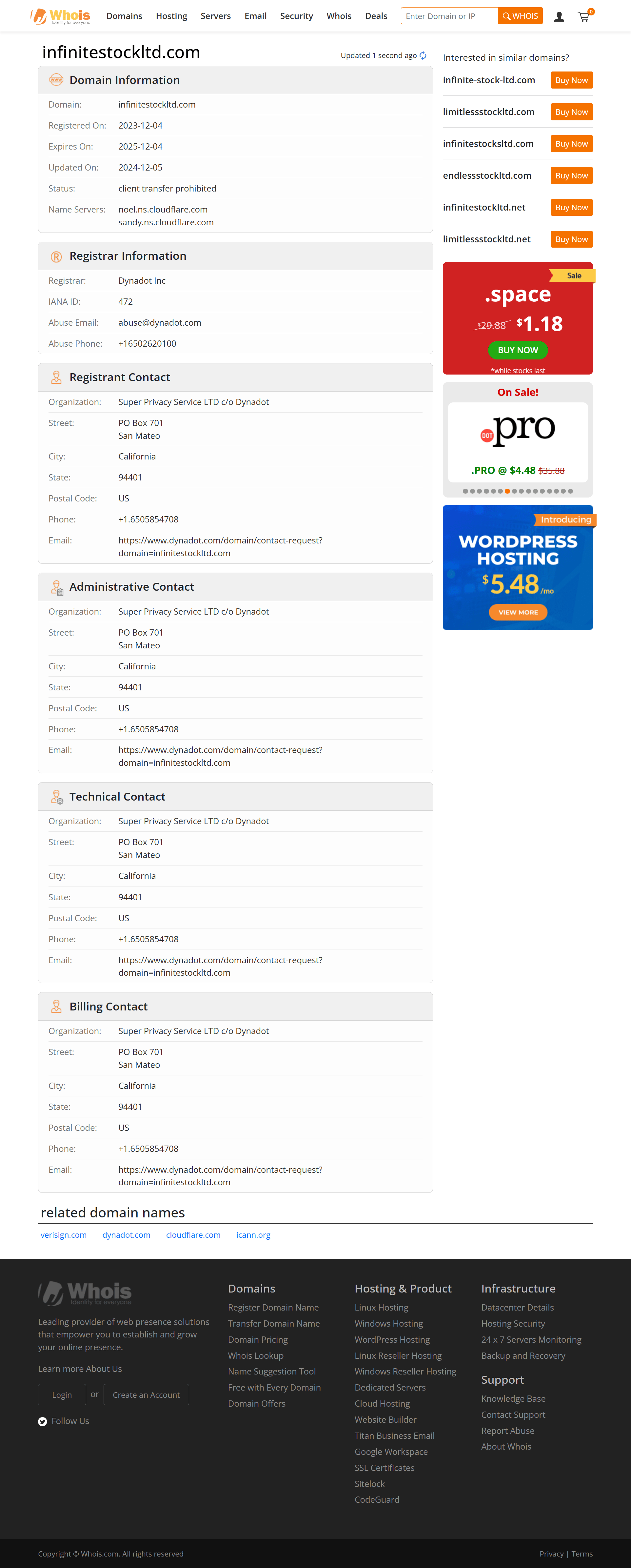 whois
