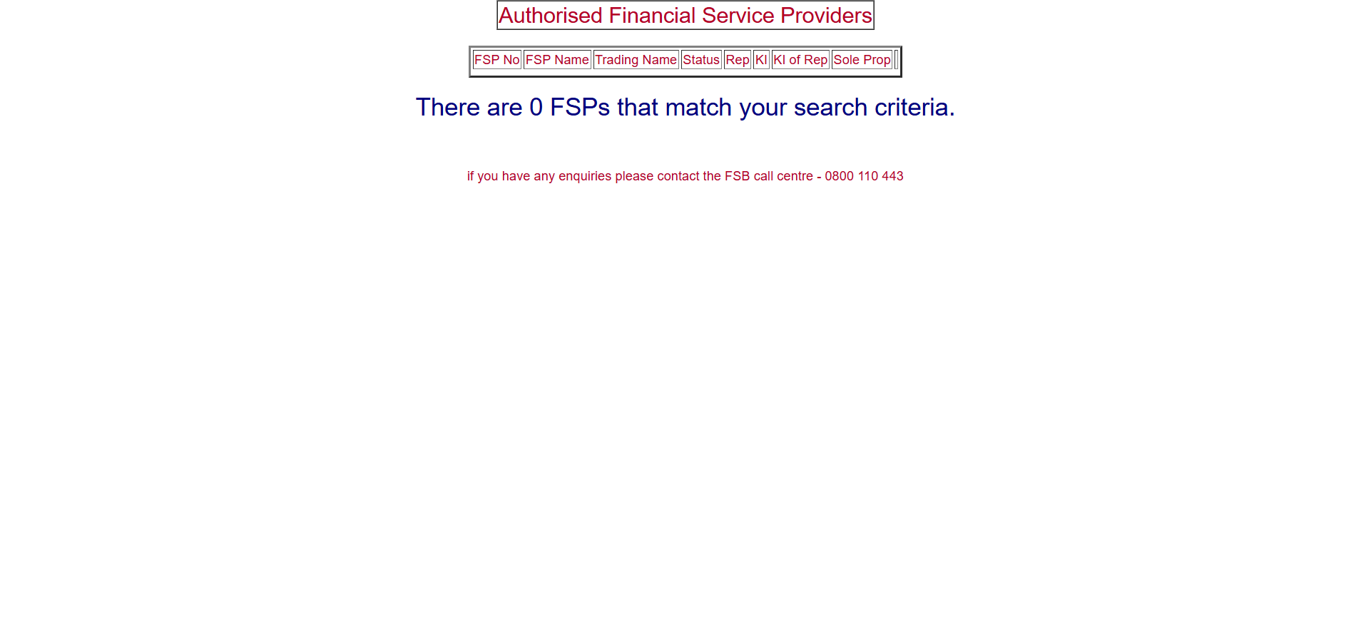 FSCA