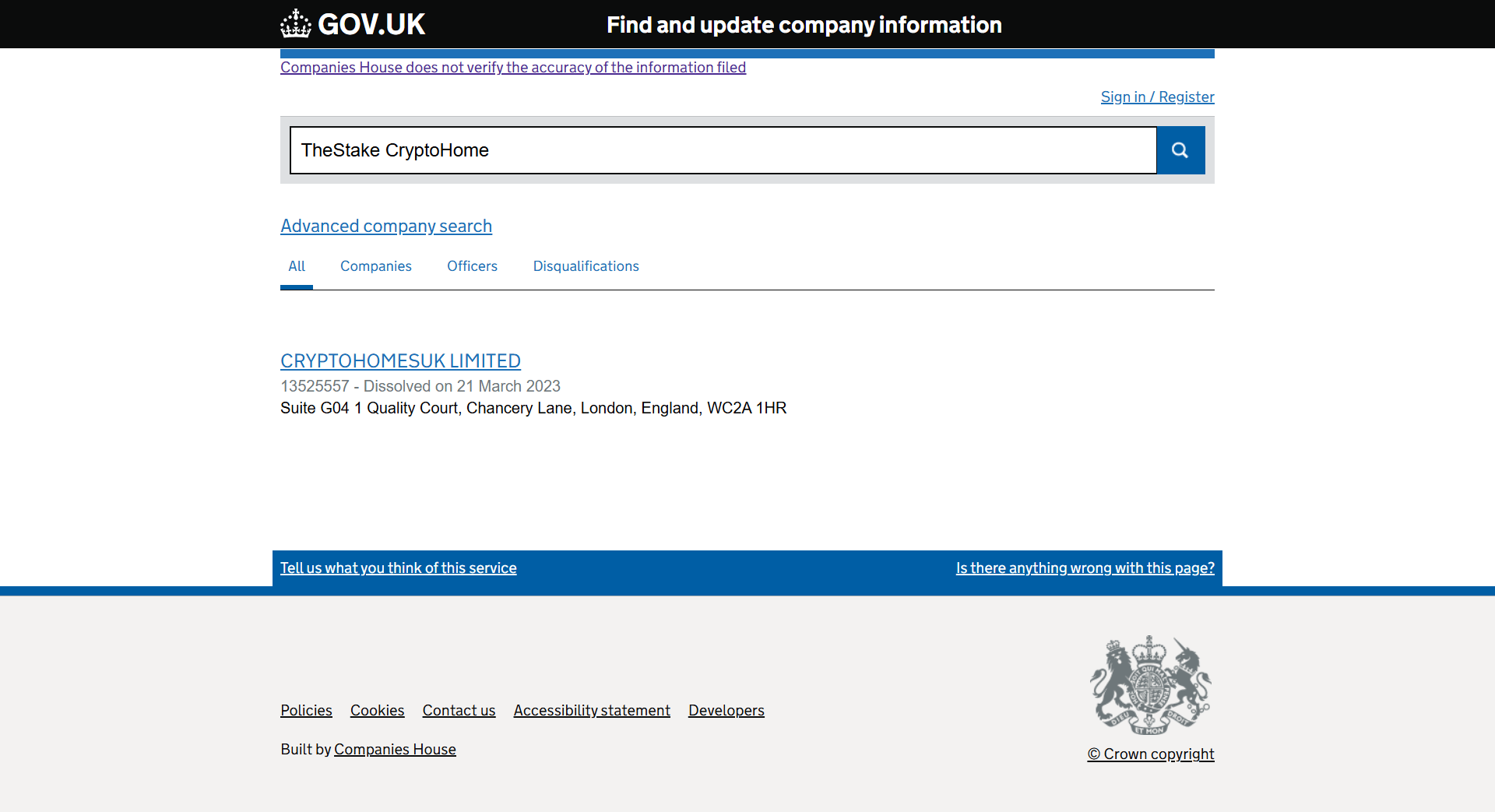 UK Companies House