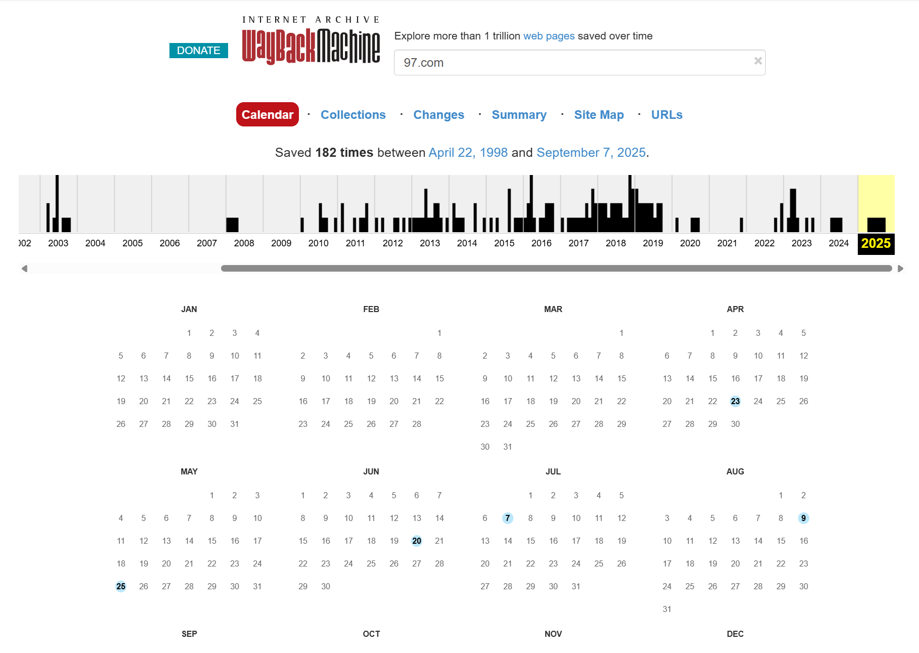 Wayback Machine1