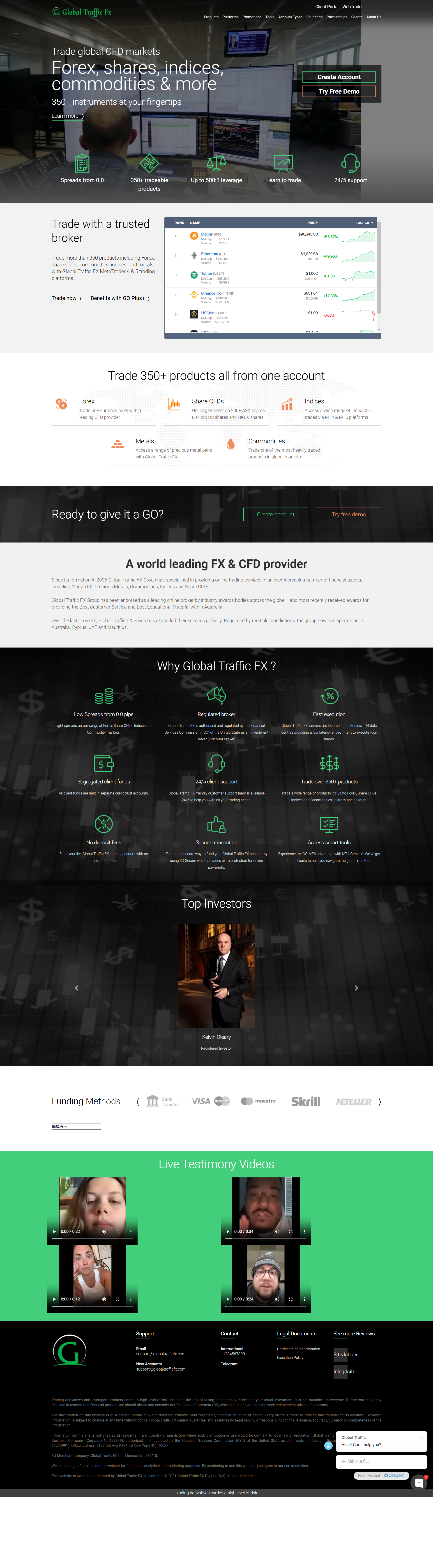 Global Traffic FX Official Website