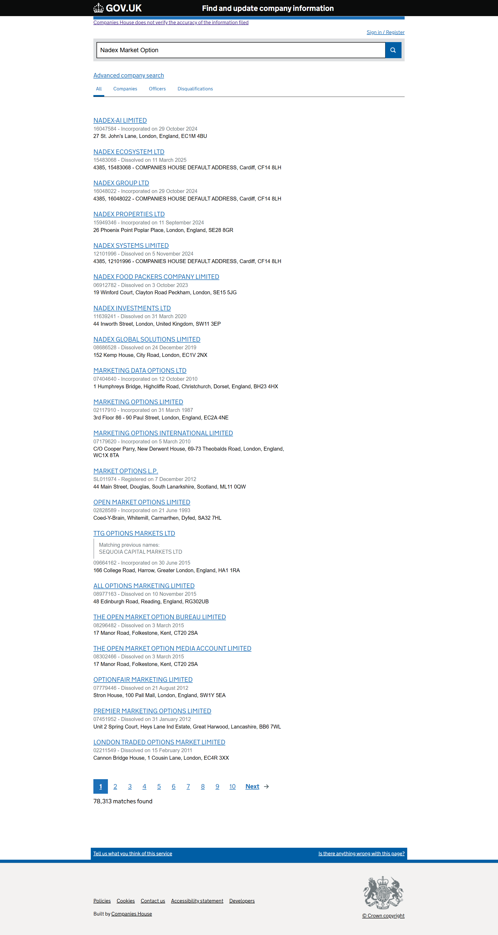 UK Companies House