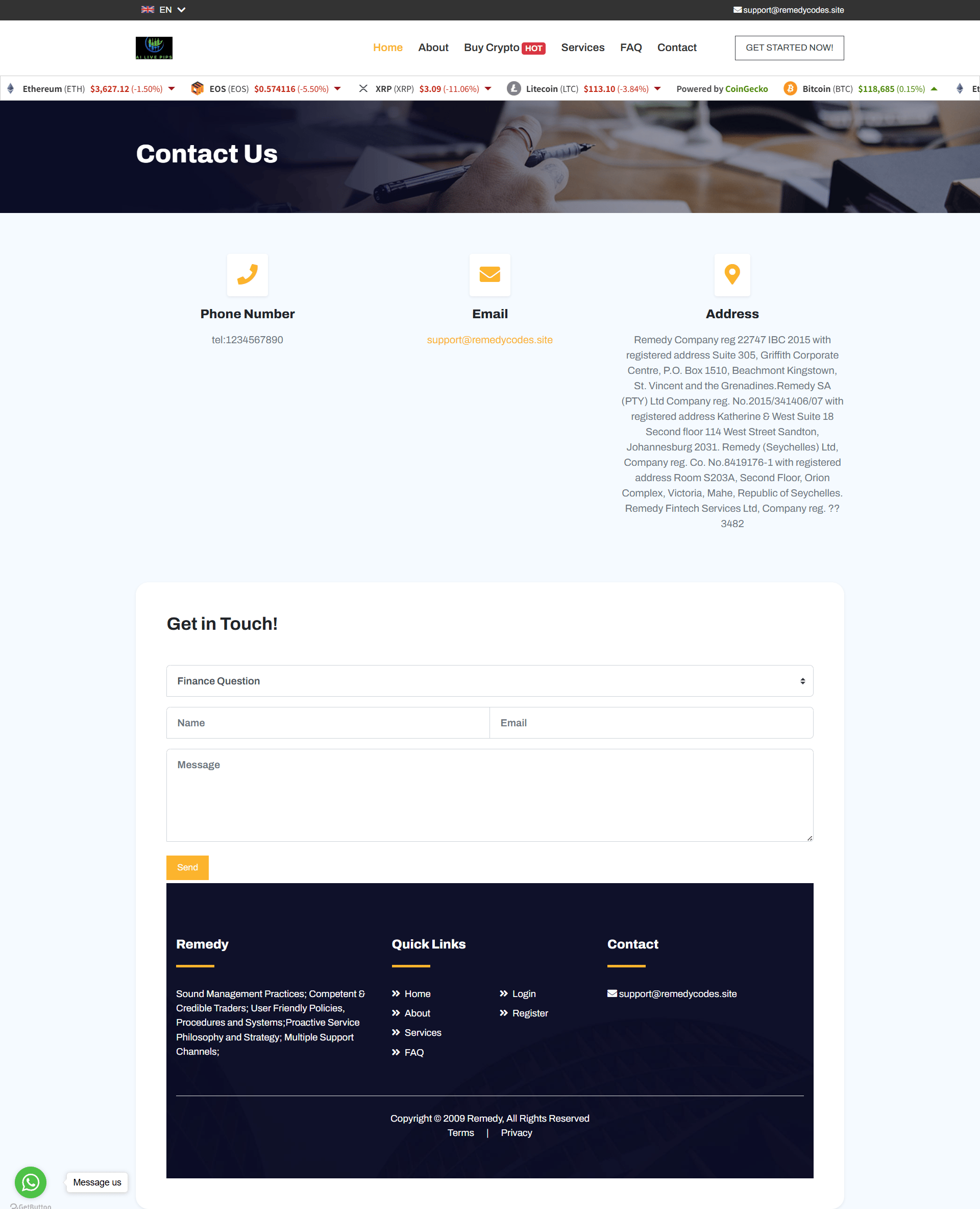 Broker Official Website