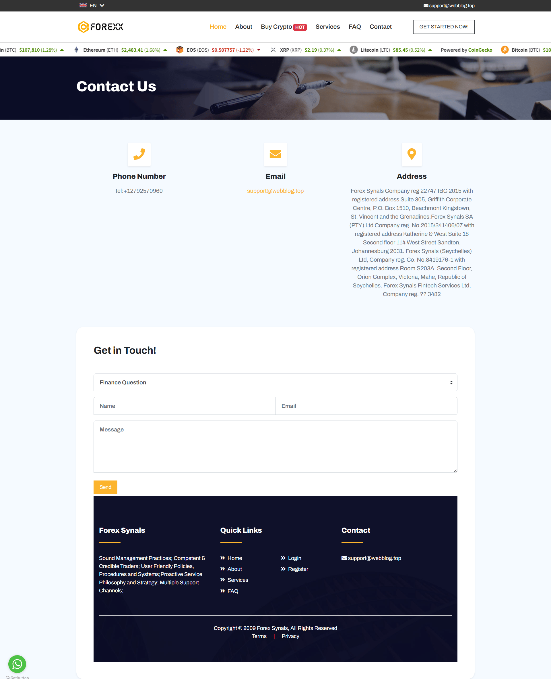 Broker Official Website