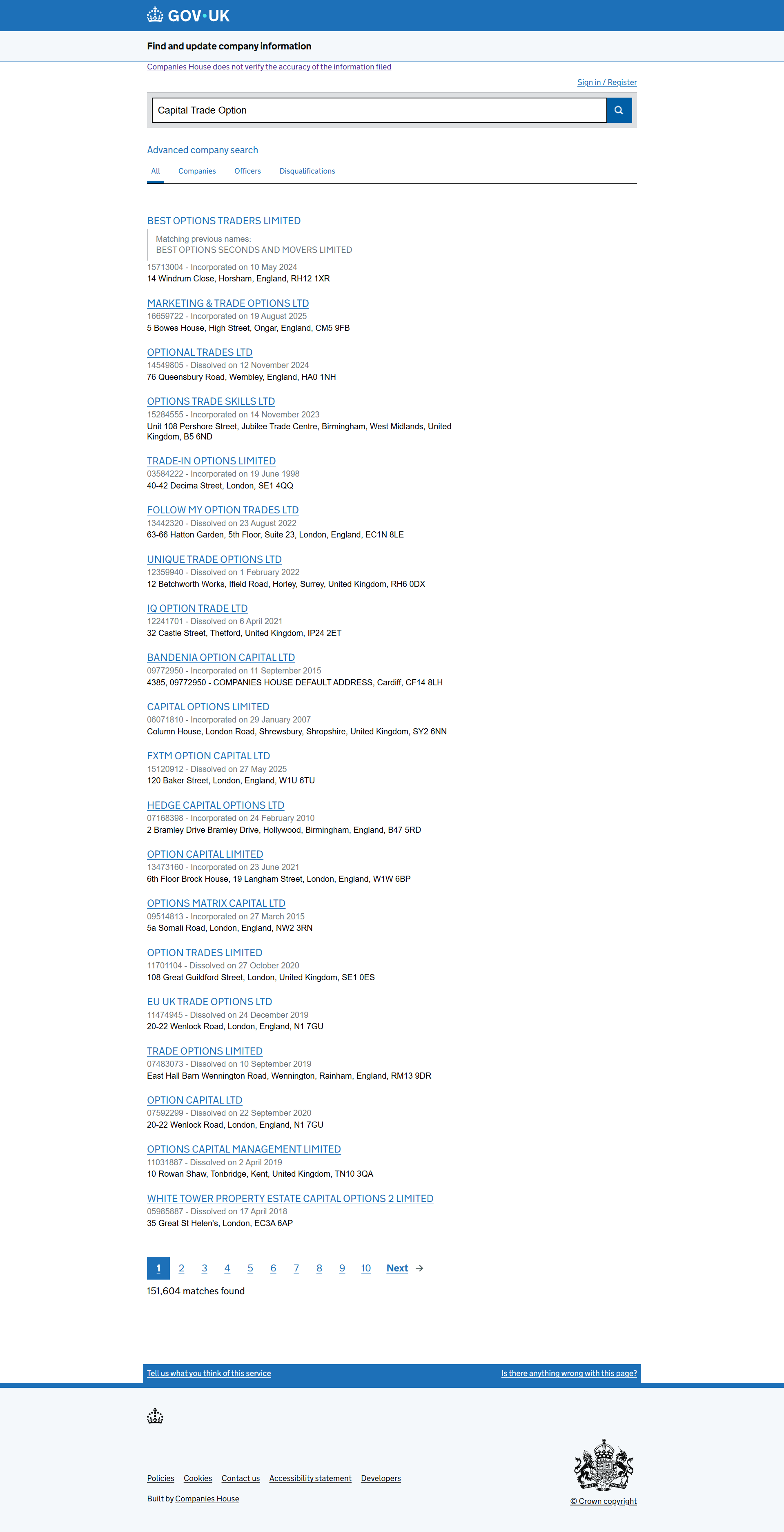 UK Companies House