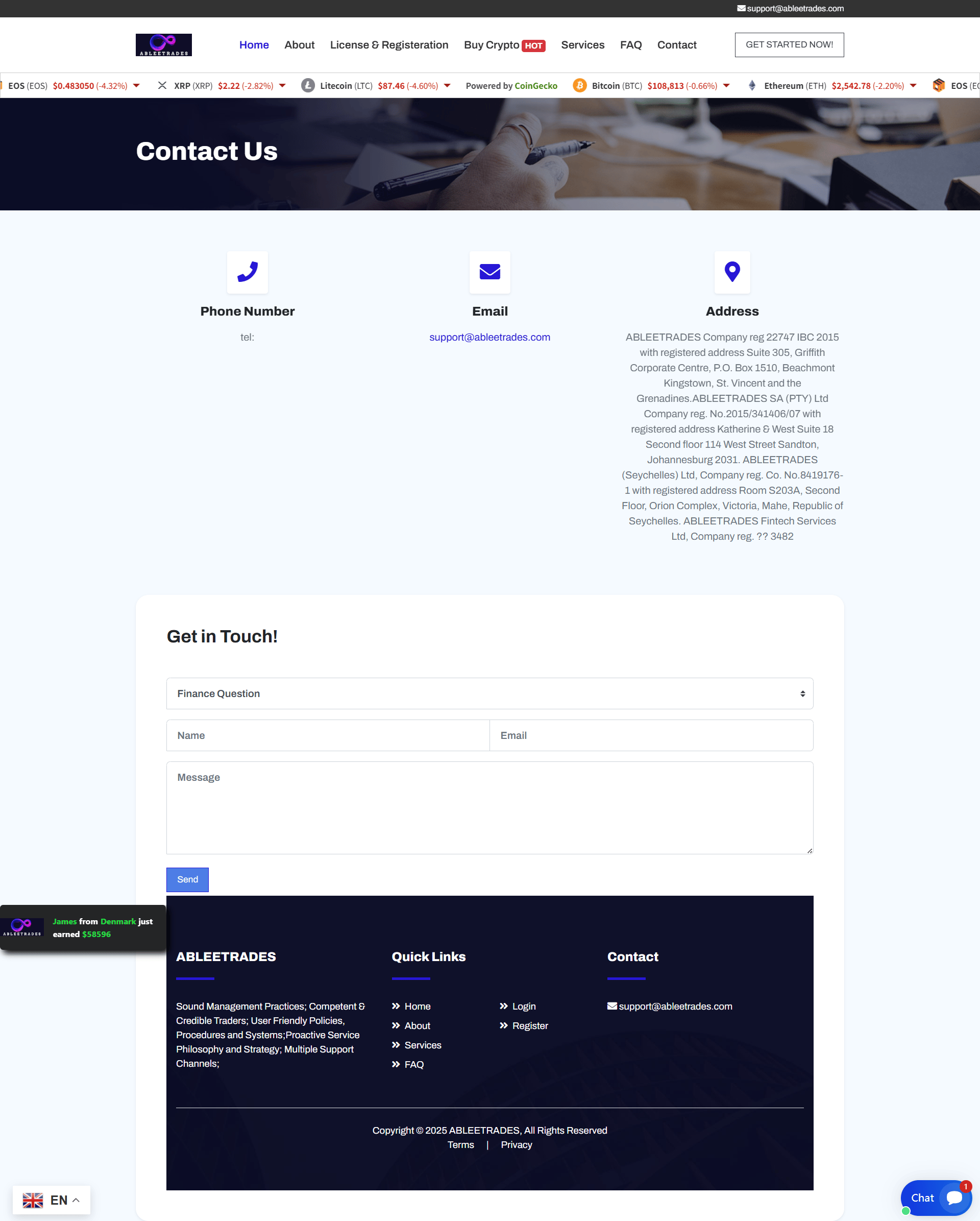 Broker Official Website