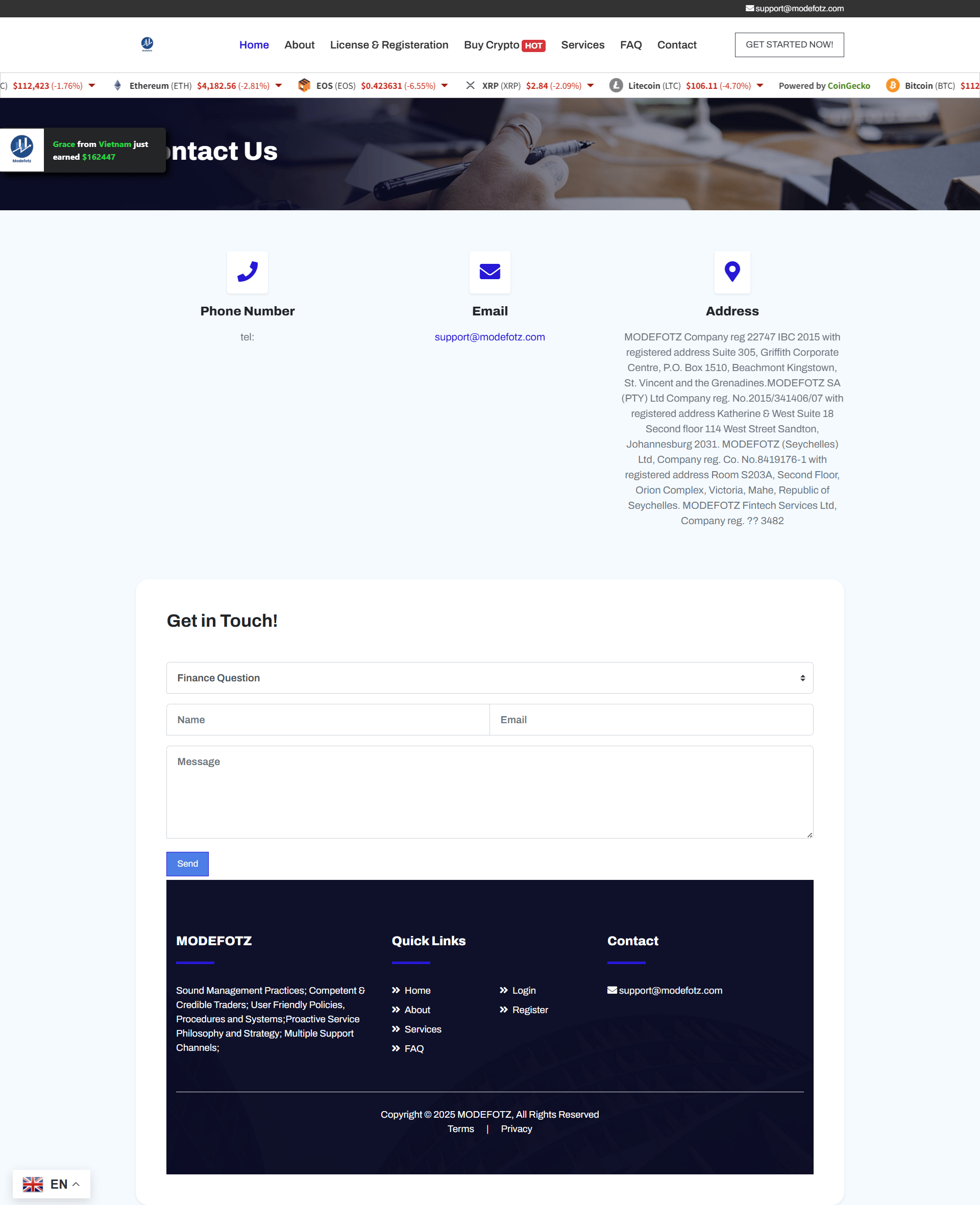 Broker Official Website