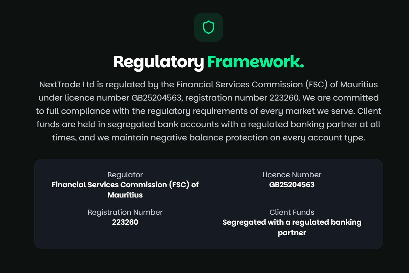 Regulatory Information