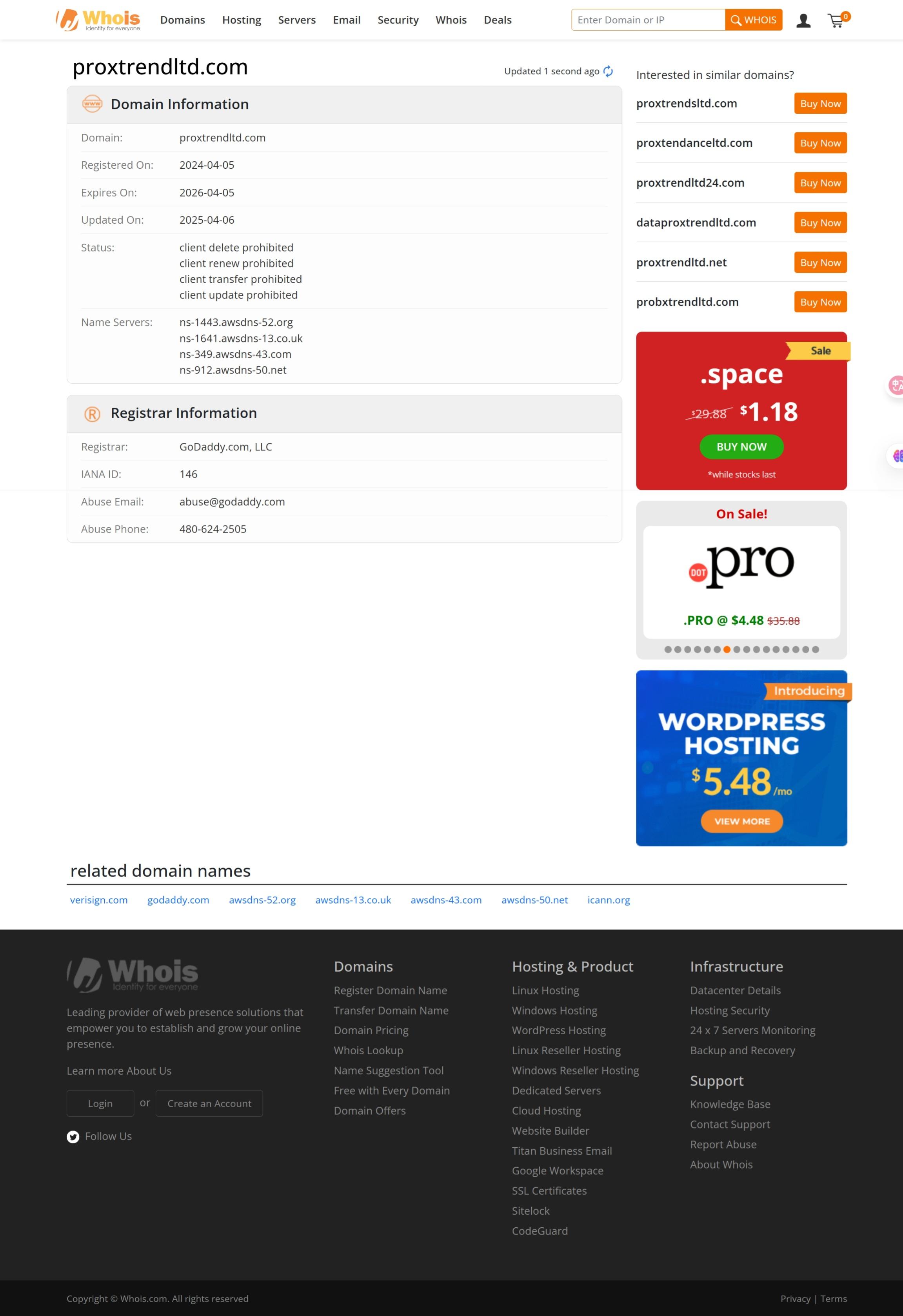 whois