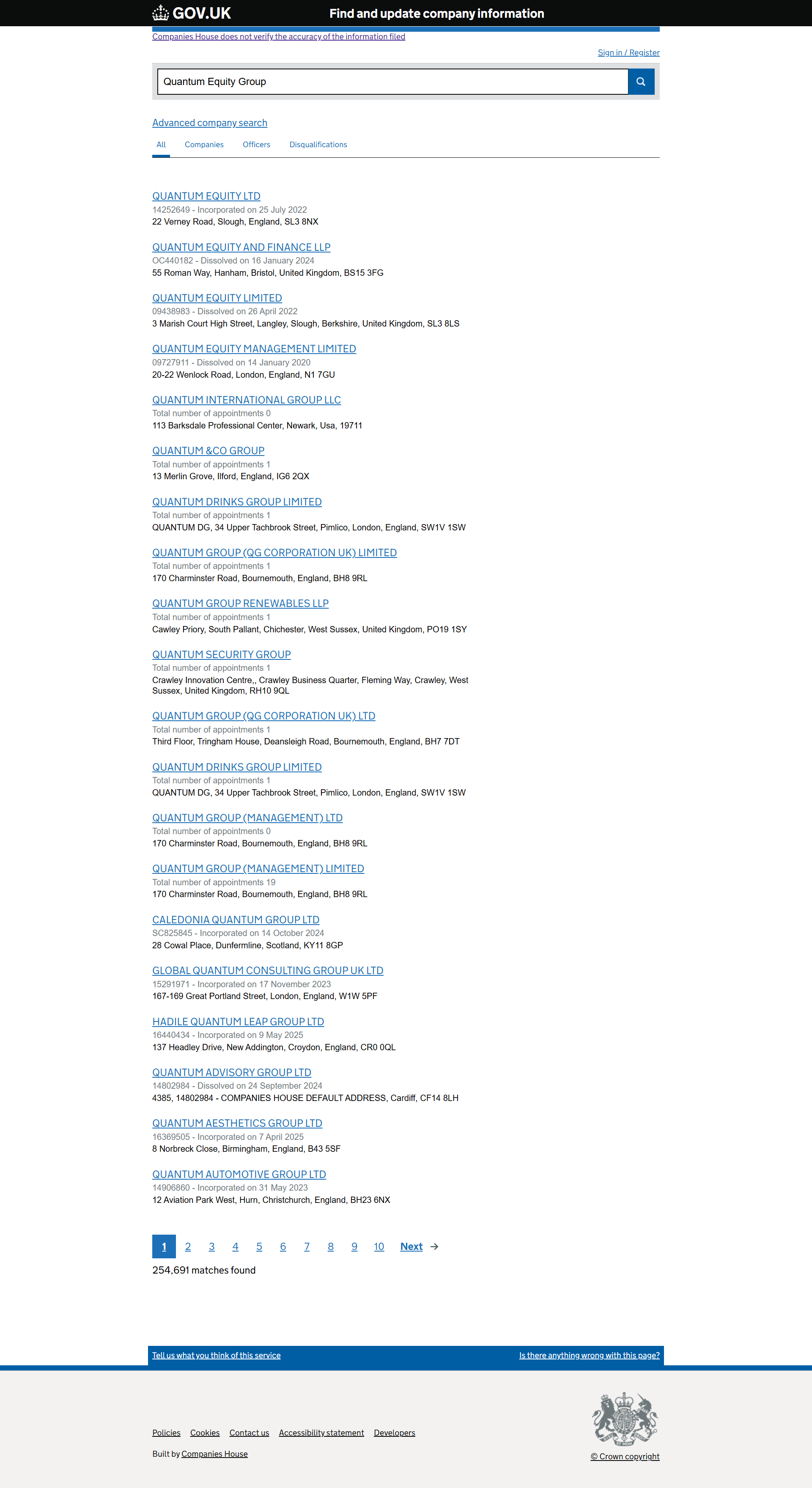 UK Companies House