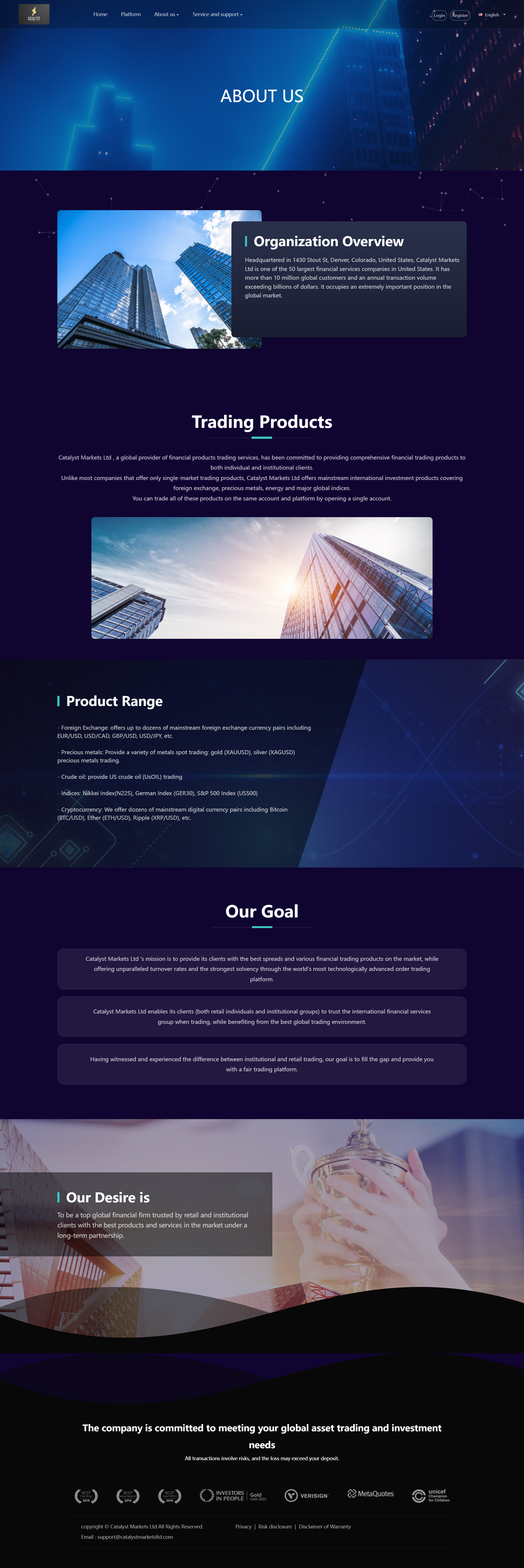 Catalyst Markets Ltd Official Website