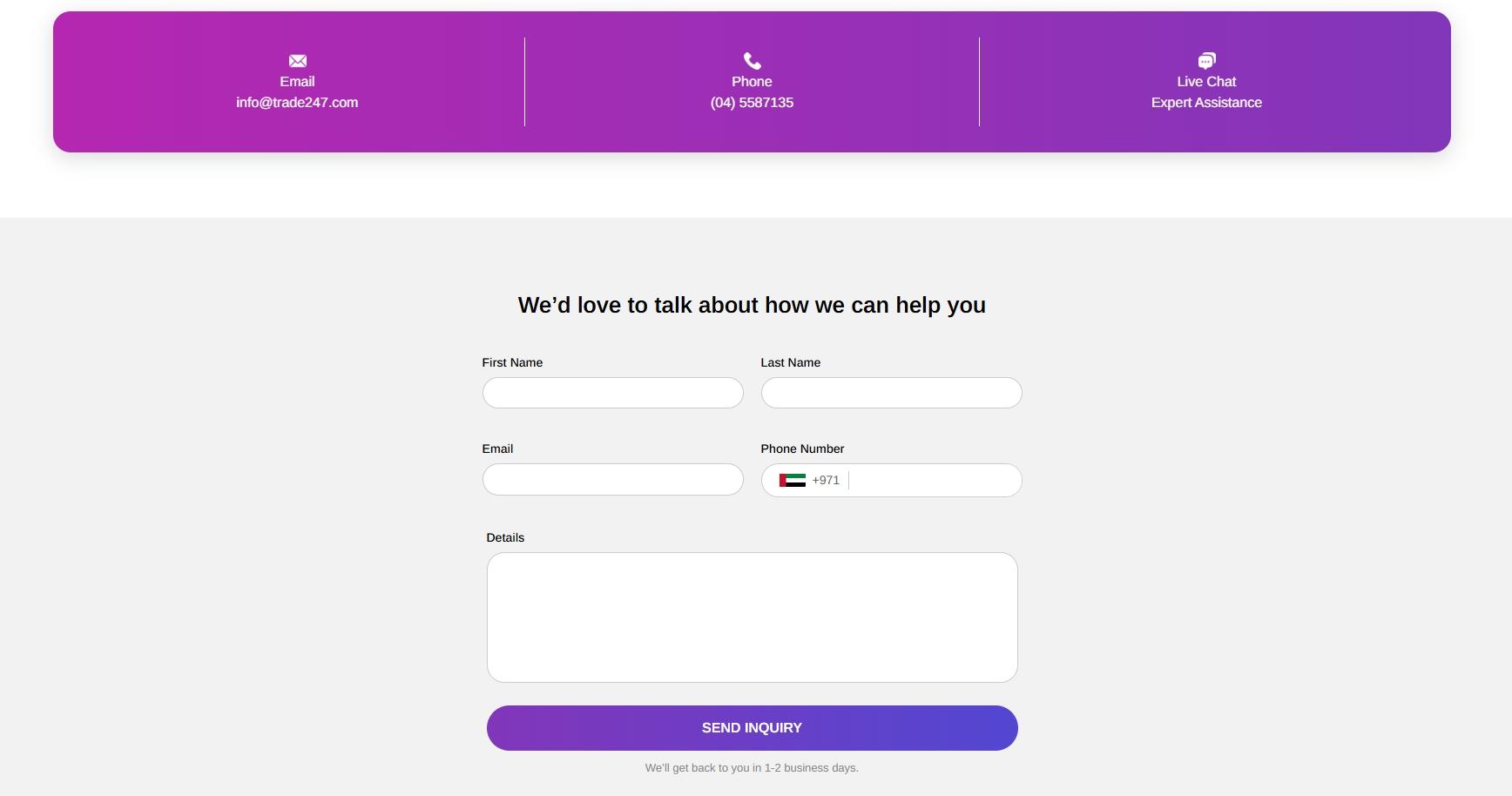 Contact Details
