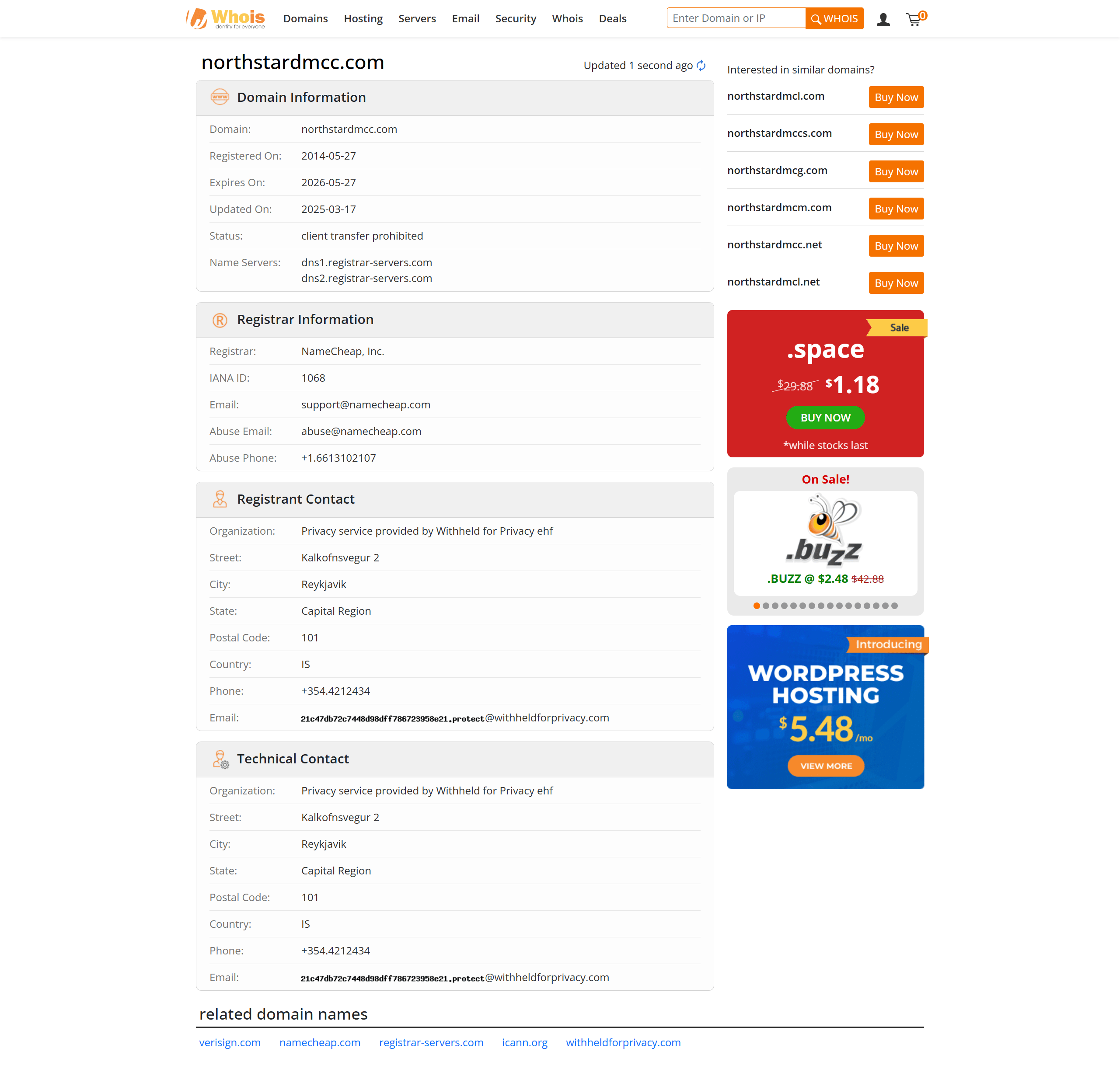 whois