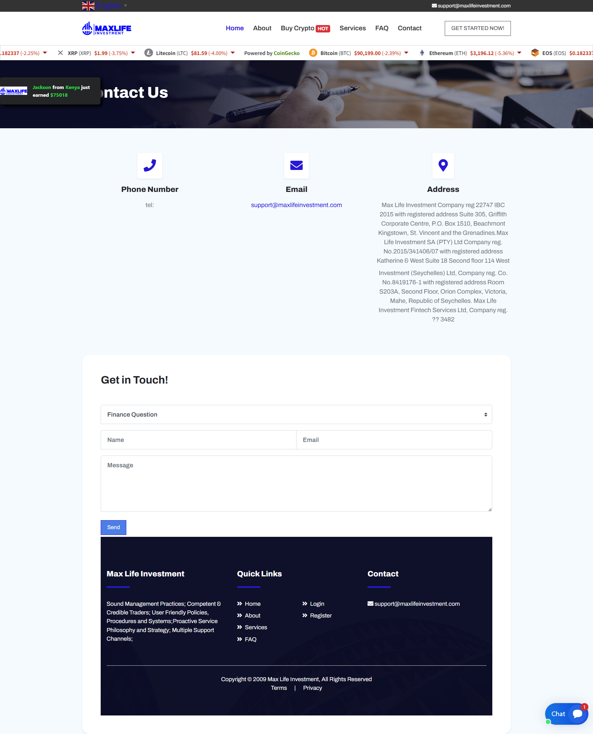 Broker Official Website