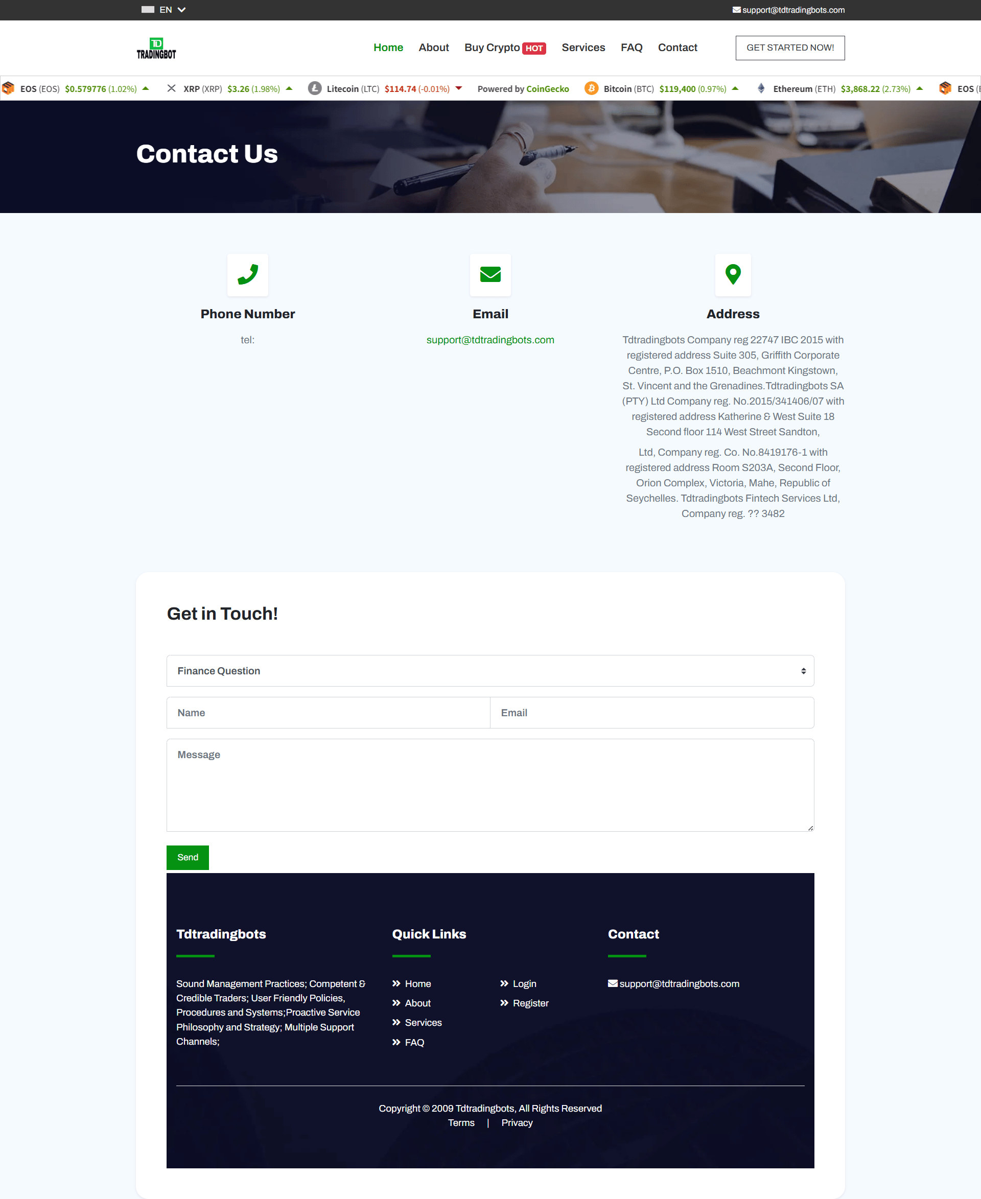 Broker Official Website