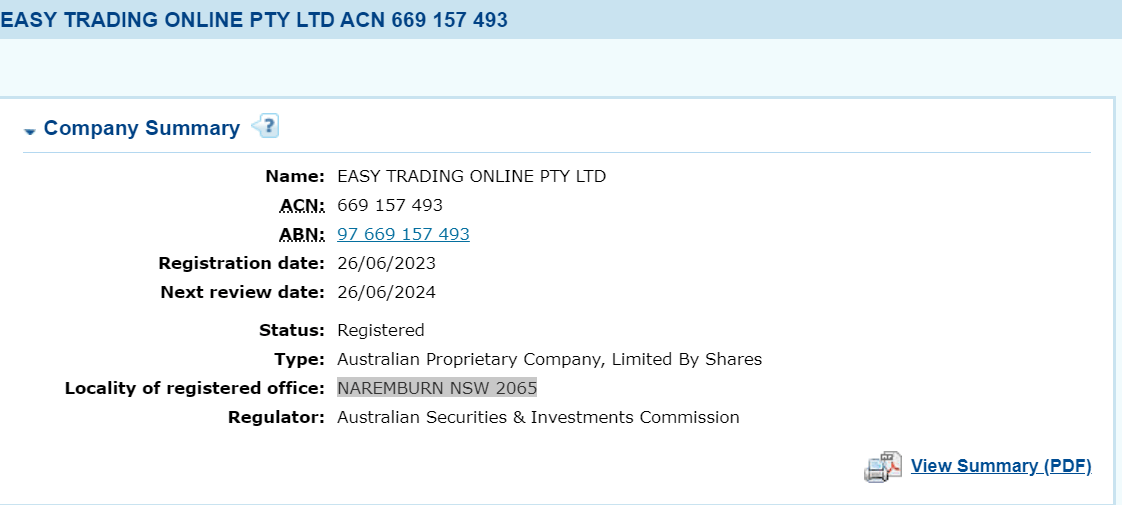 Australian Securities and Investments Commission (ASIC)