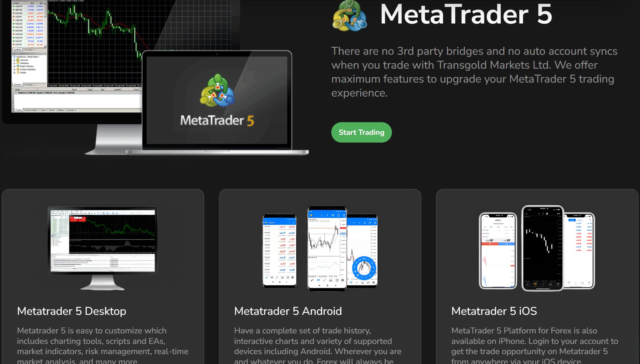 Trading Platform Information
