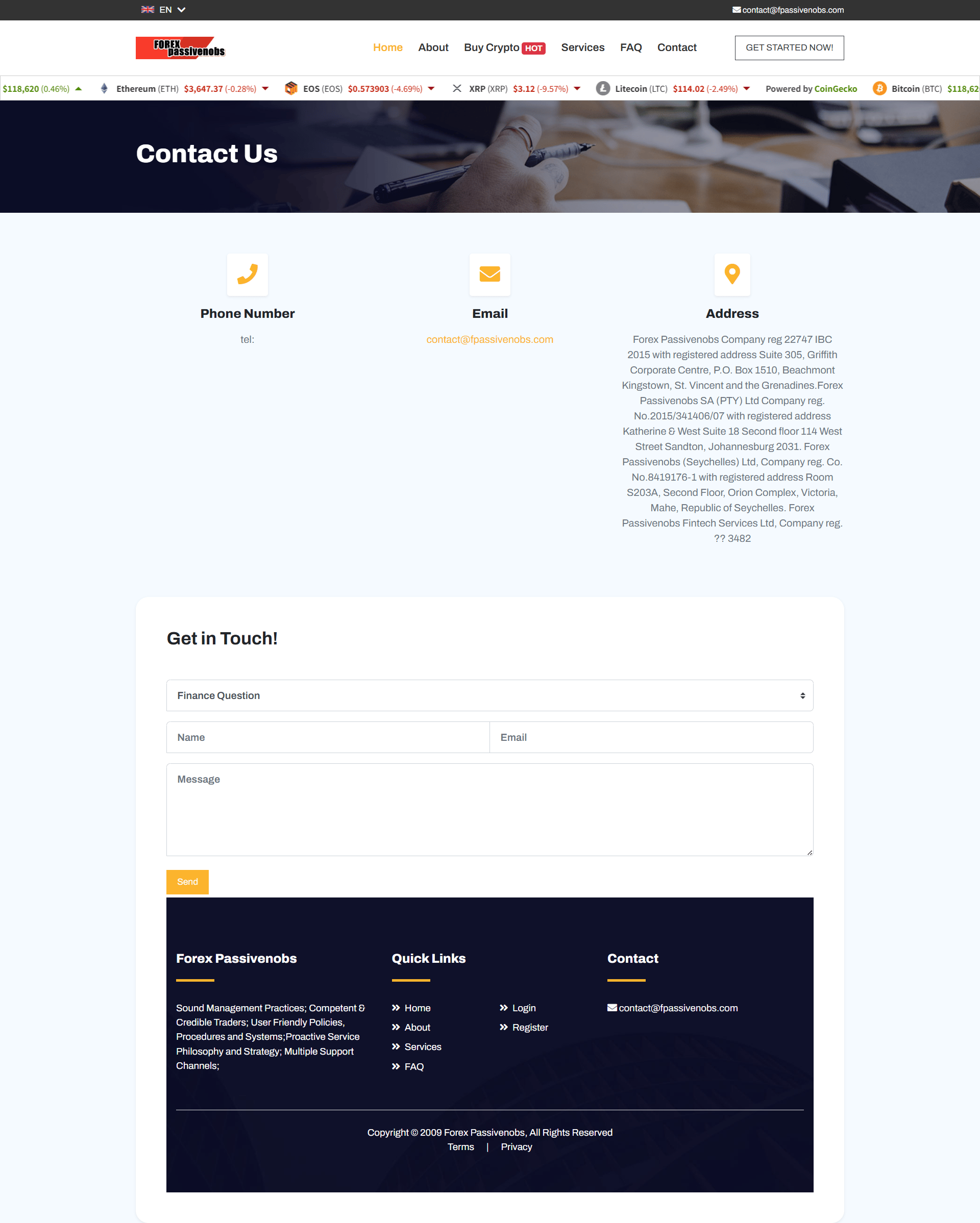 Broker Official Website