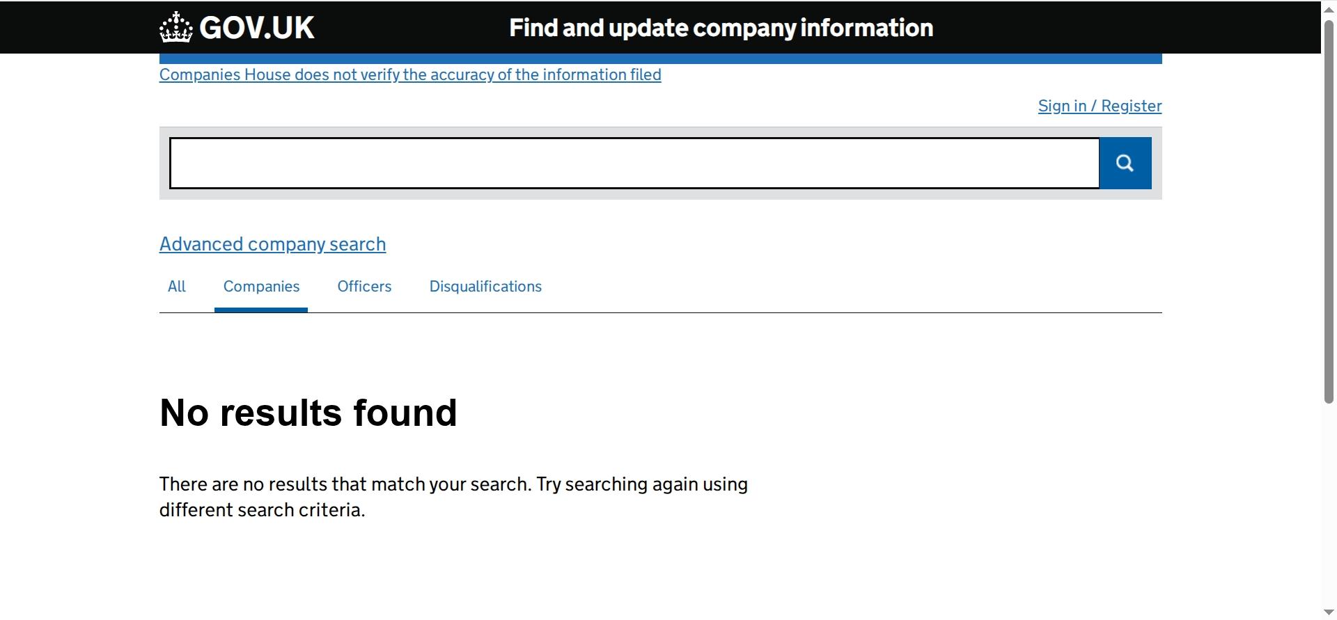 UK Company Search