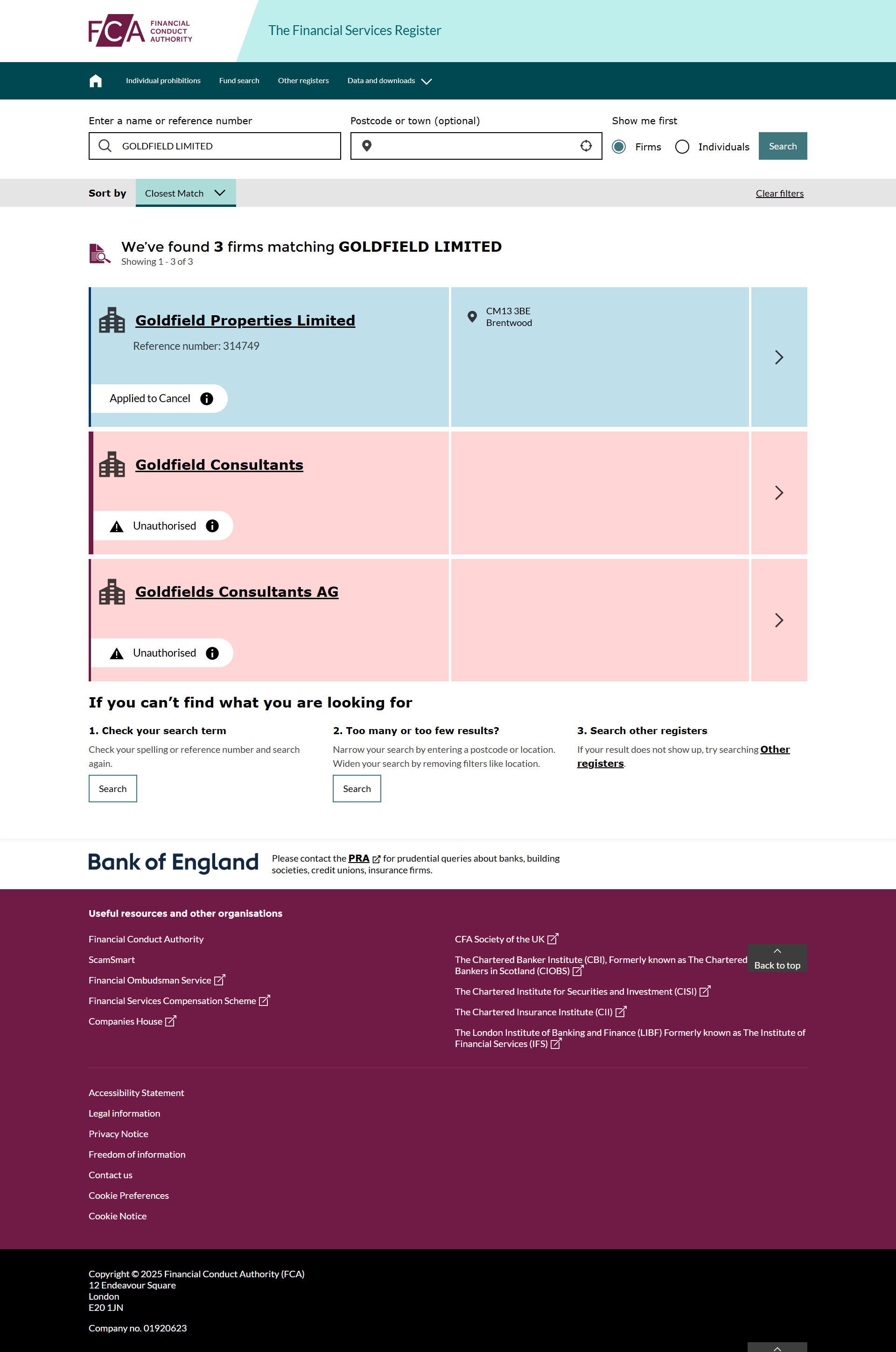 UK Financial Conduct Authority(FCA)