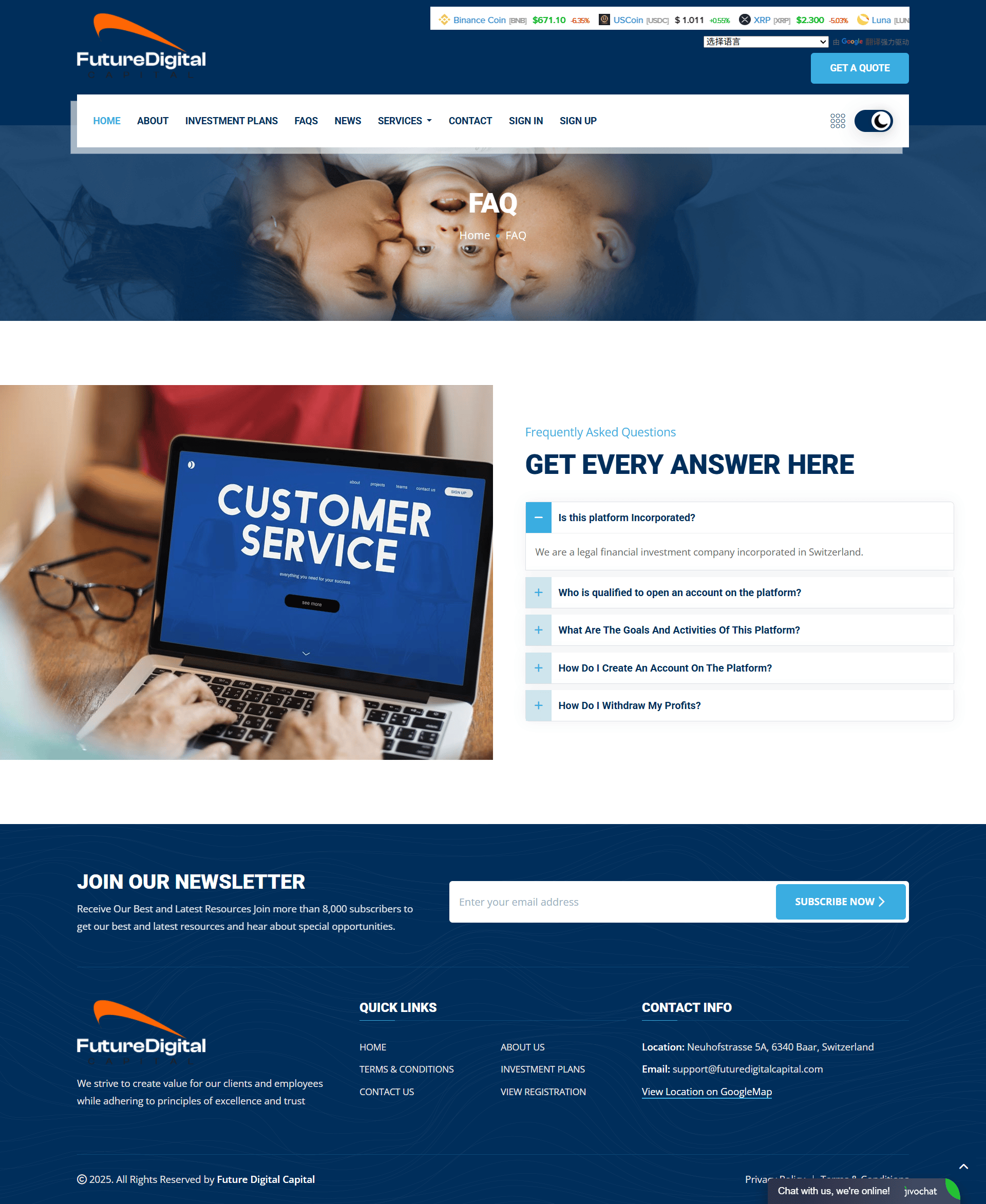 Broker Official Website