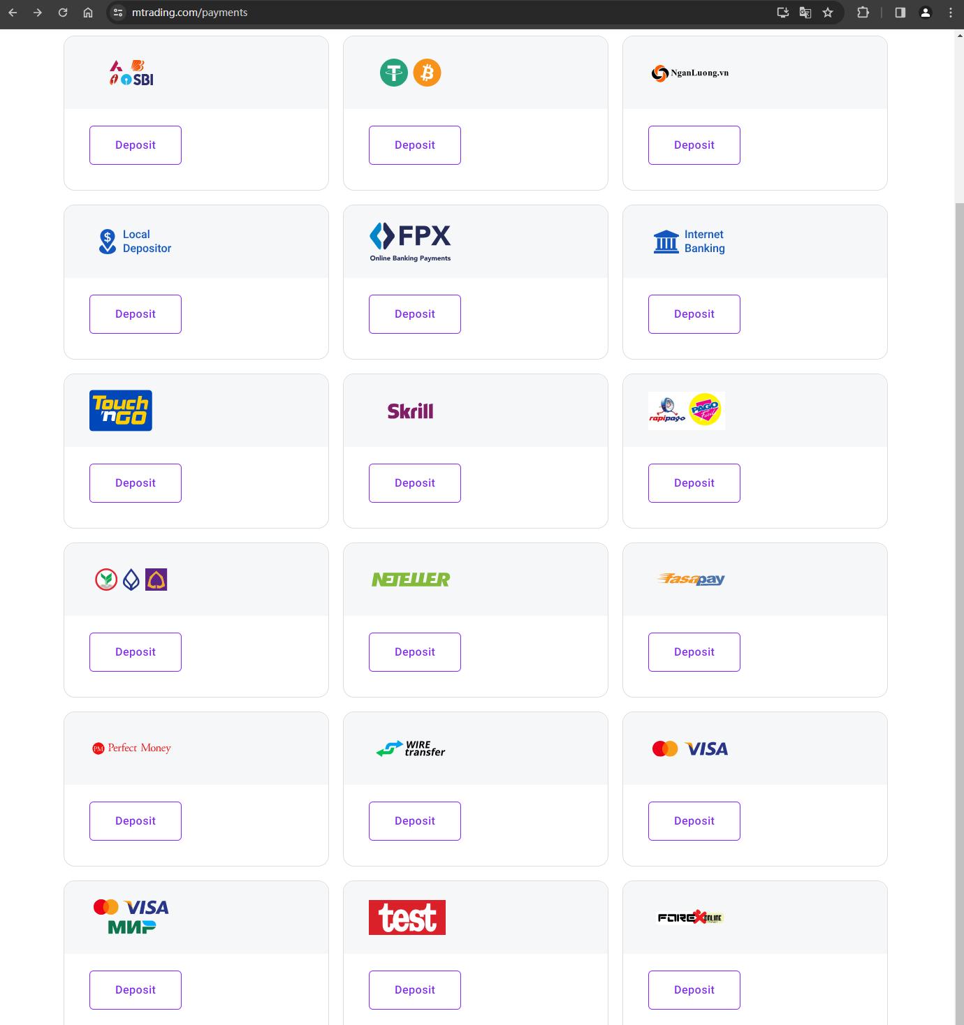 官网显示存取款信息