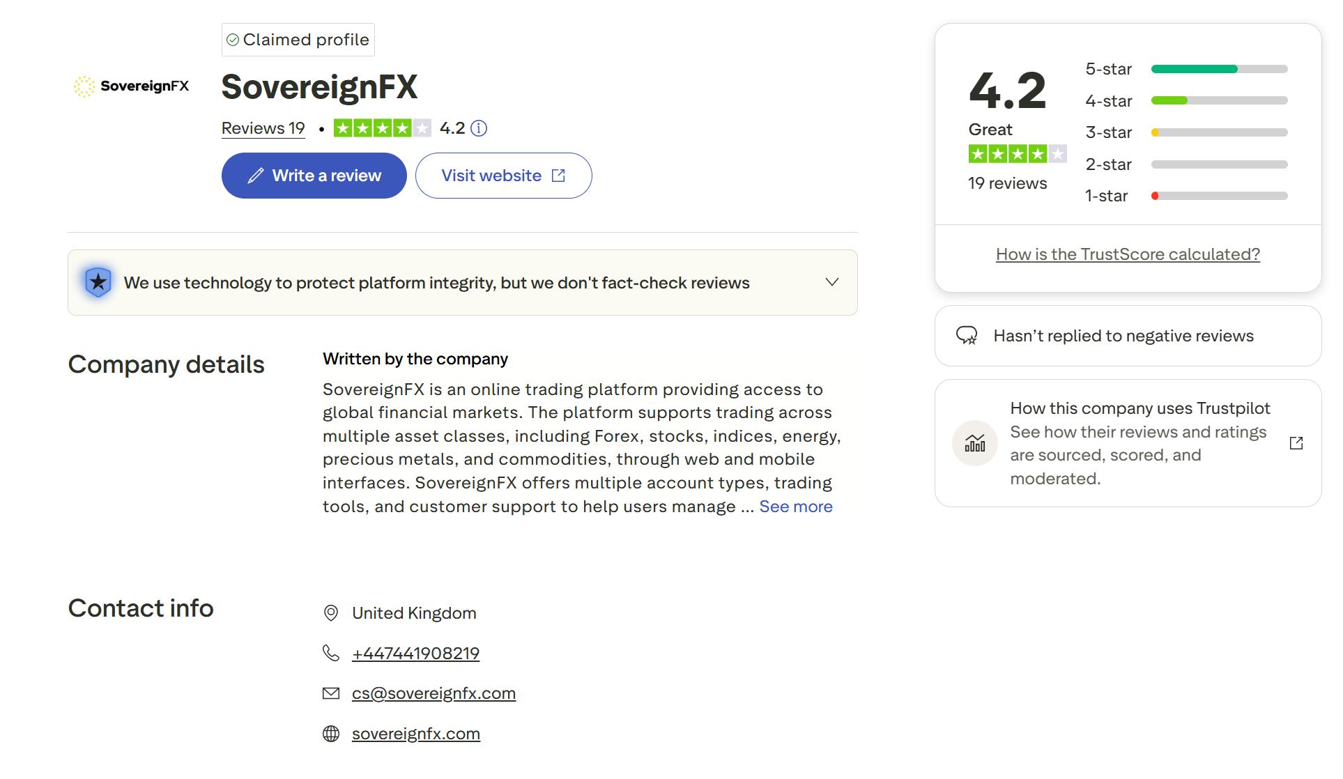 User feedback information