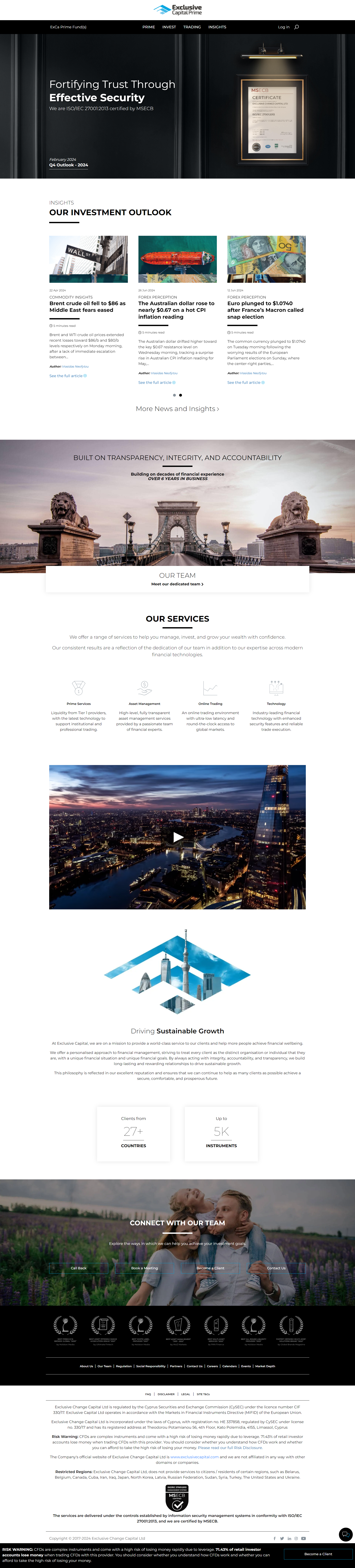 Exclusive Capital Official Website