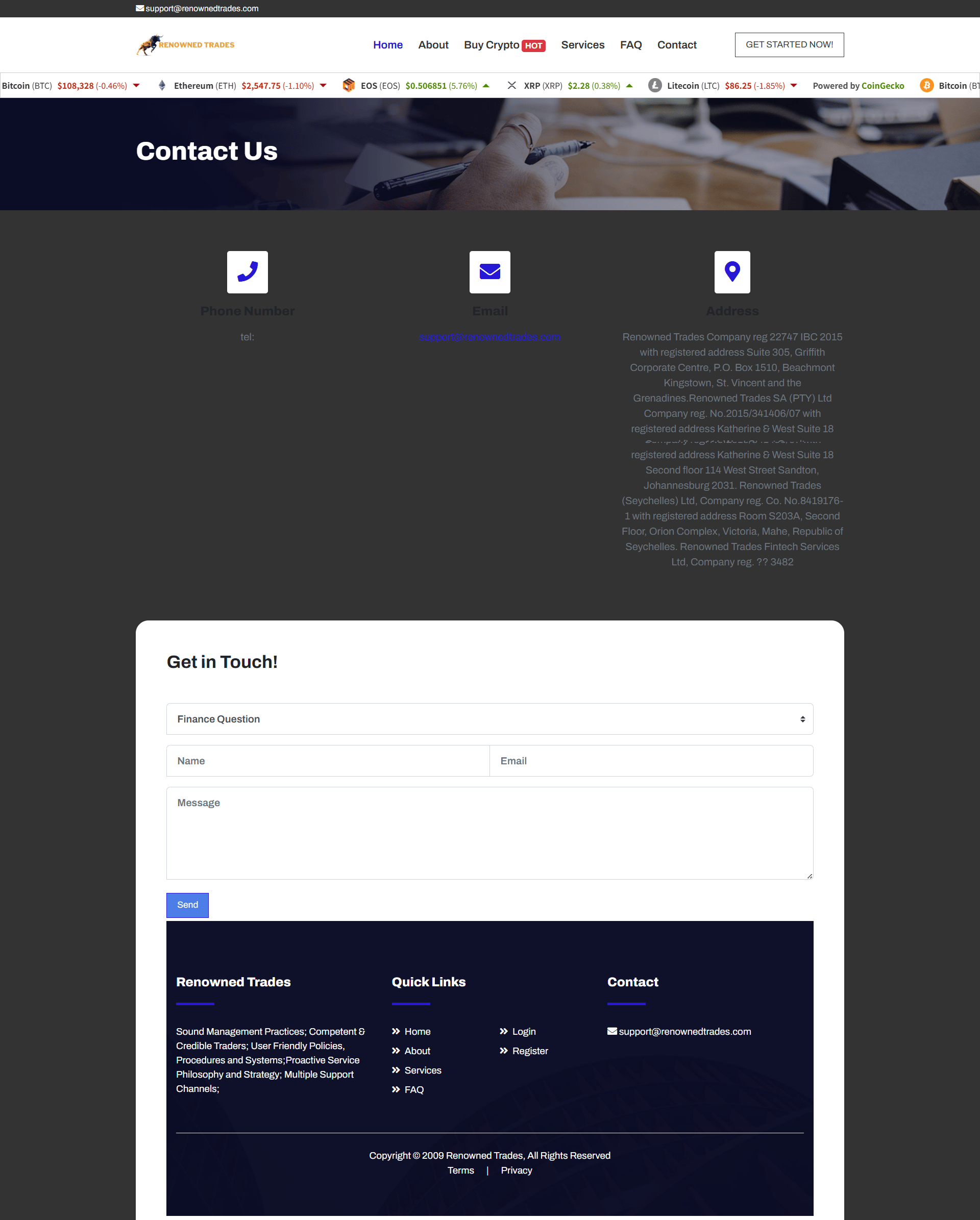 Broker Official Website