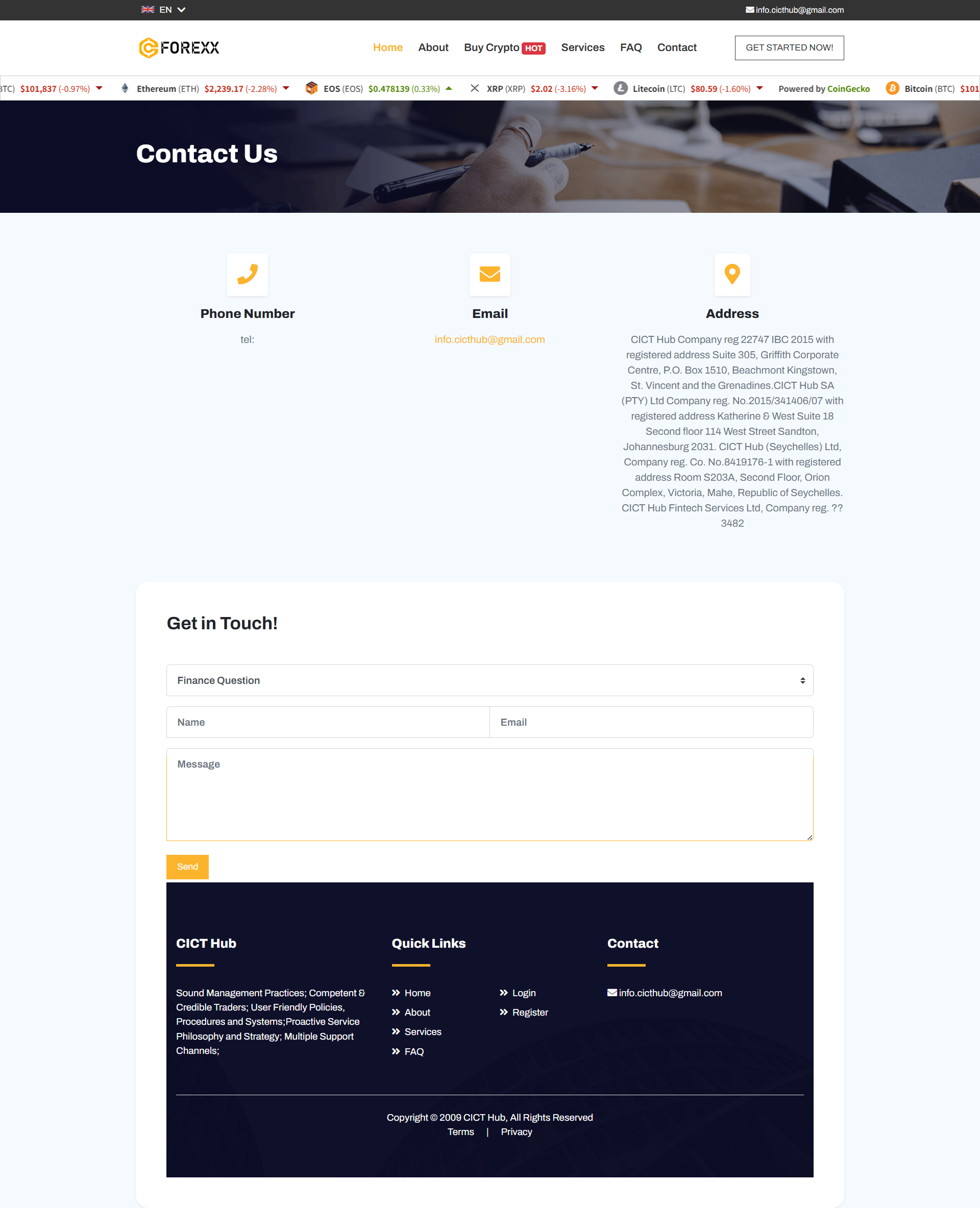 Broker Official Website