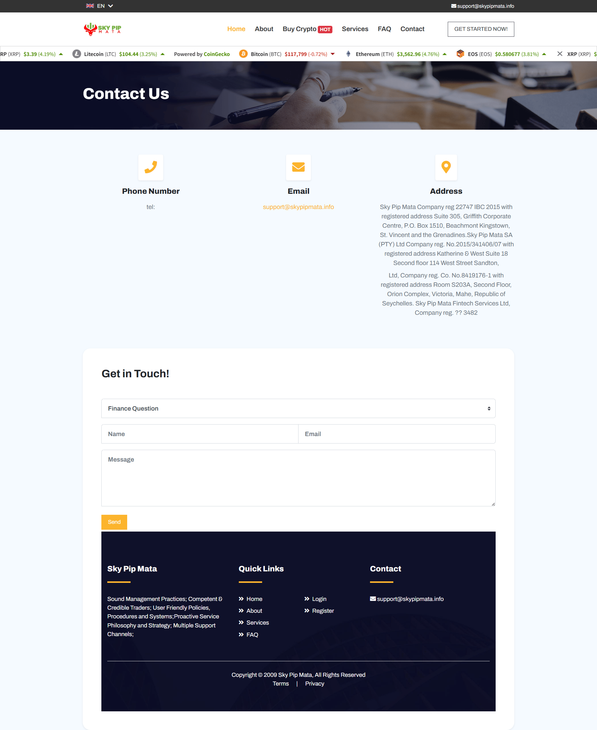 Broker Official Website