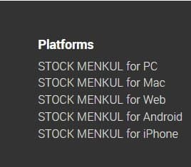 ผลิตภัณฑ์การ ซื้อขายของ STOCK MENKUL