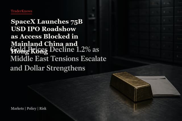 SpaceX Launches 75B USD IPO Roadshow as Access Blocked in Mainland China and Hong Kong