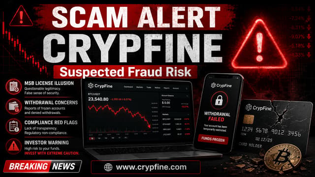 CrypFine высокий риск разоблачения