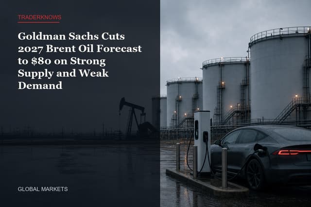 Goldman Sachs Cuts 2027 Brent Oil Forecast to $80 on Strong Supply and Weak Demand