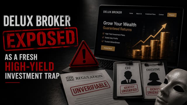 Delux Broker HYIP Scam: New 2026 Domain and Copied Executive Identities